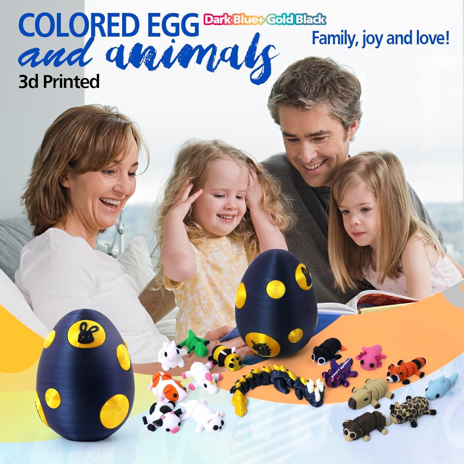 Conjunto de Figuras de Animales Articulados 3D HyBaiS - 3 Piezas