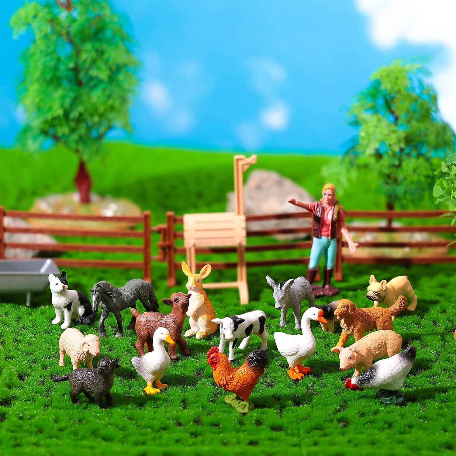 16 Figuras de Animales de Granja JOKFEICE - Juguetes Educativos