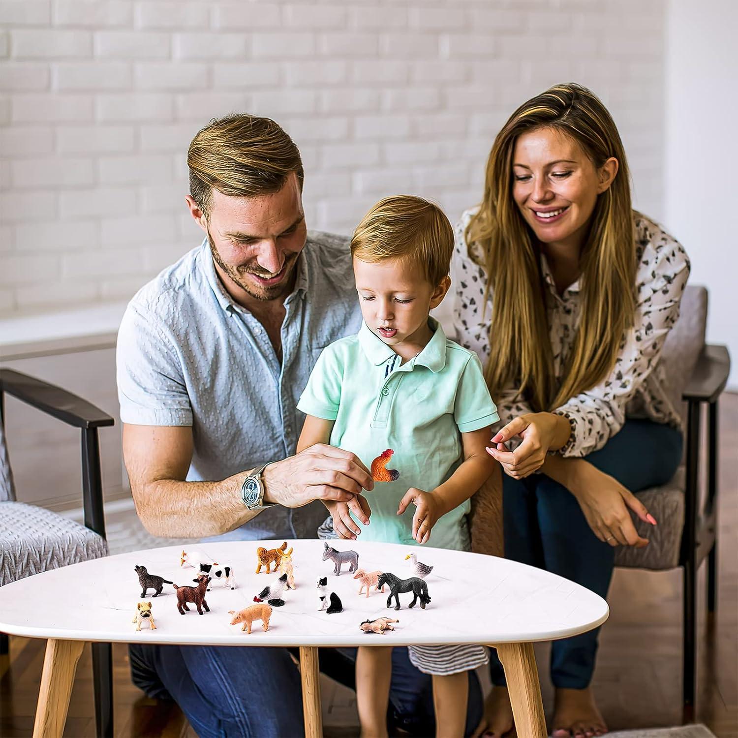 16 Figuras de Animales de Granja JOKFEICE - Juguetes Educativos