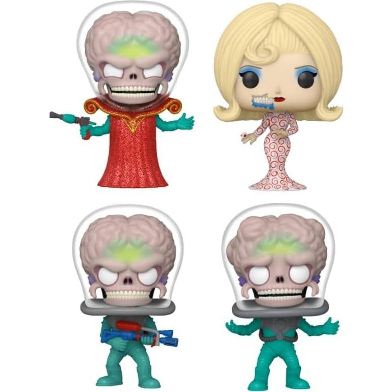 Conjunto Funko Pop! Mars Attacks - 4 Figuras de Vinilo