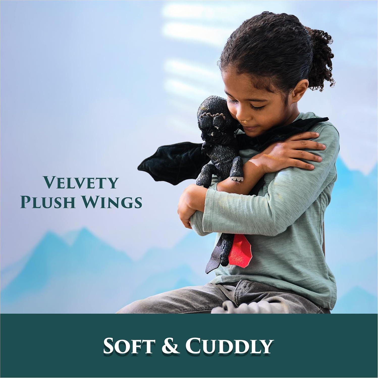 Peluche Toothless 30 cm Cómo Entrenar a Tu Dragón - Juguete Volador