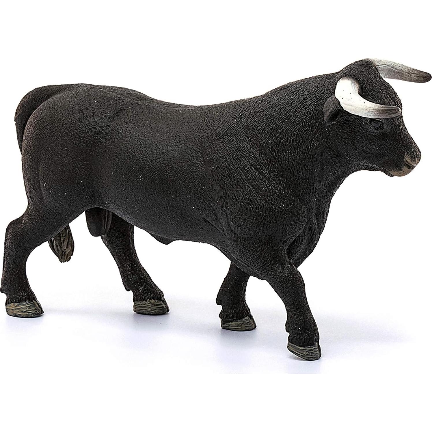 Figura de Juguete Toro Negro Schleich 8.9 cm para Niños 3+