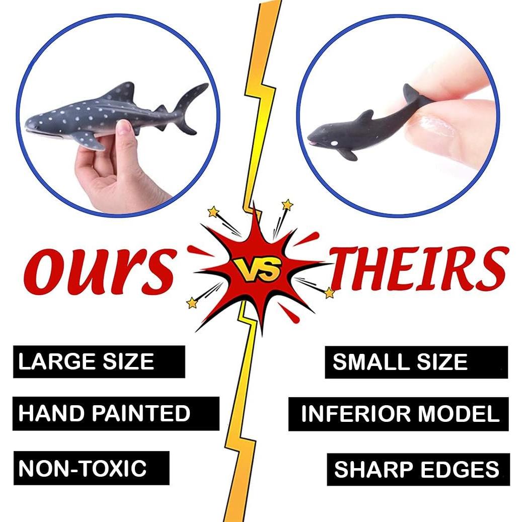 Juguetes de Animales Marinos Liberty Imports - 16 Figuras Realistas