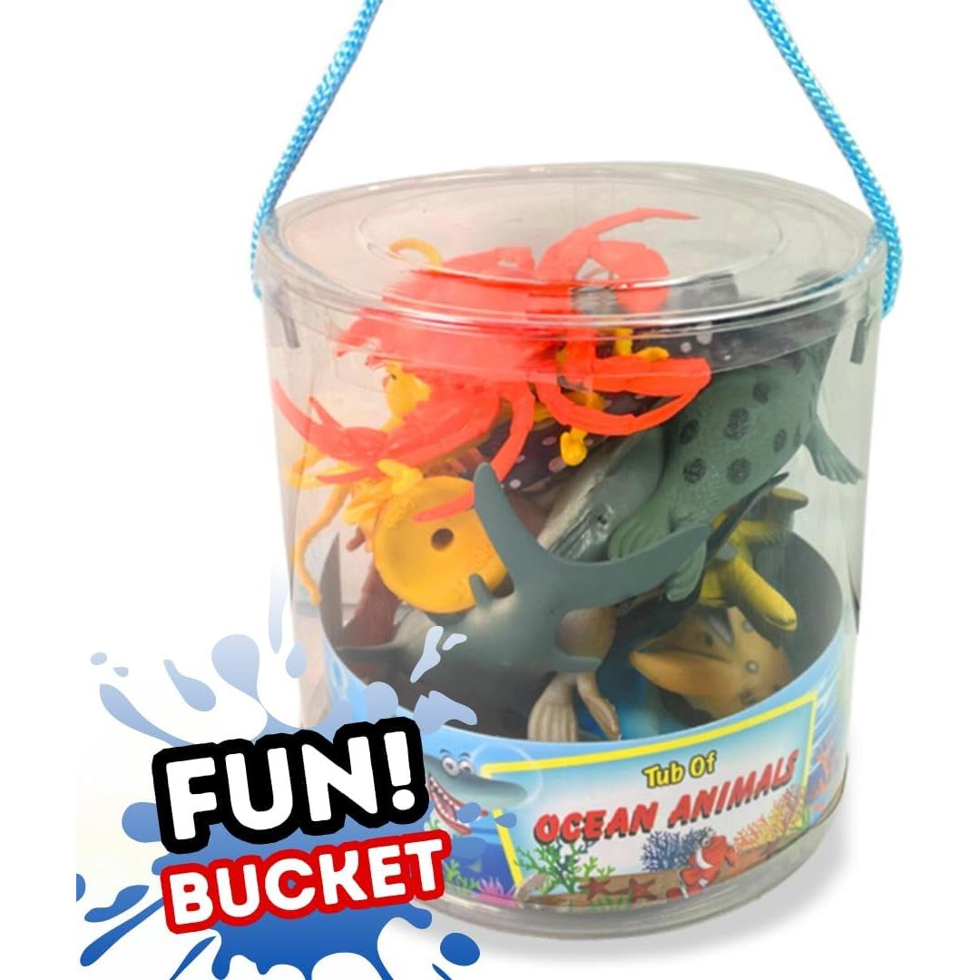 Juguetes de Animales Marinos Liberty Imports - 16 Figuras Realistas