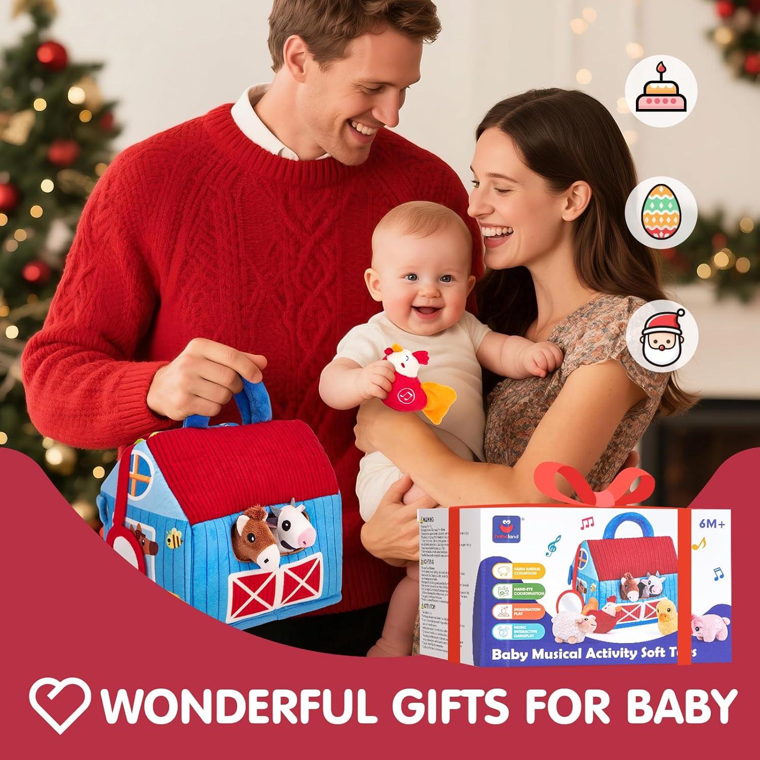 Juguete Sensorial Hahaland Granero Sorpresa 6-12 Meses