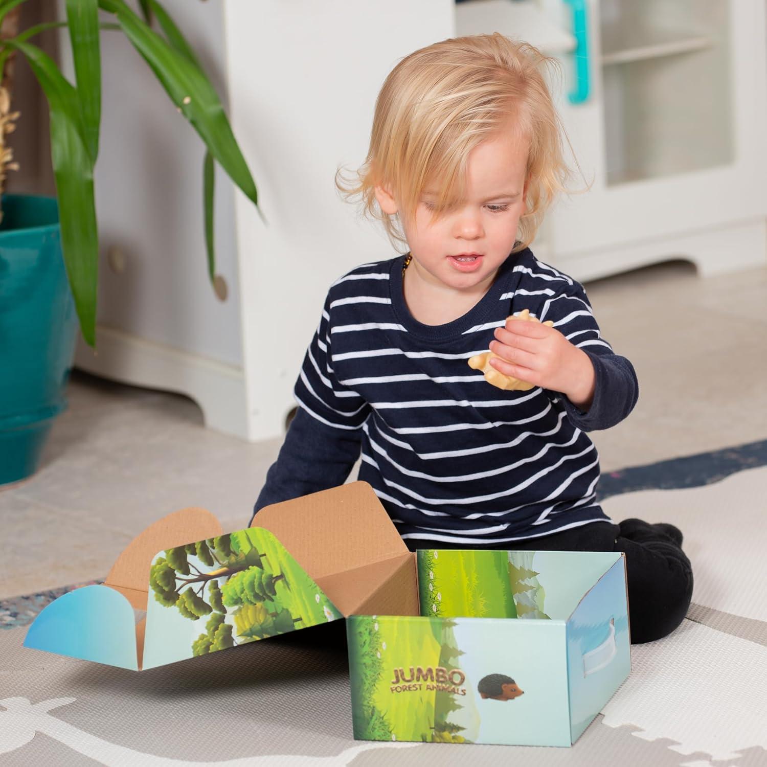 Juego de 8 Figuras Gigantes de Animales del Bosque Learning Minds