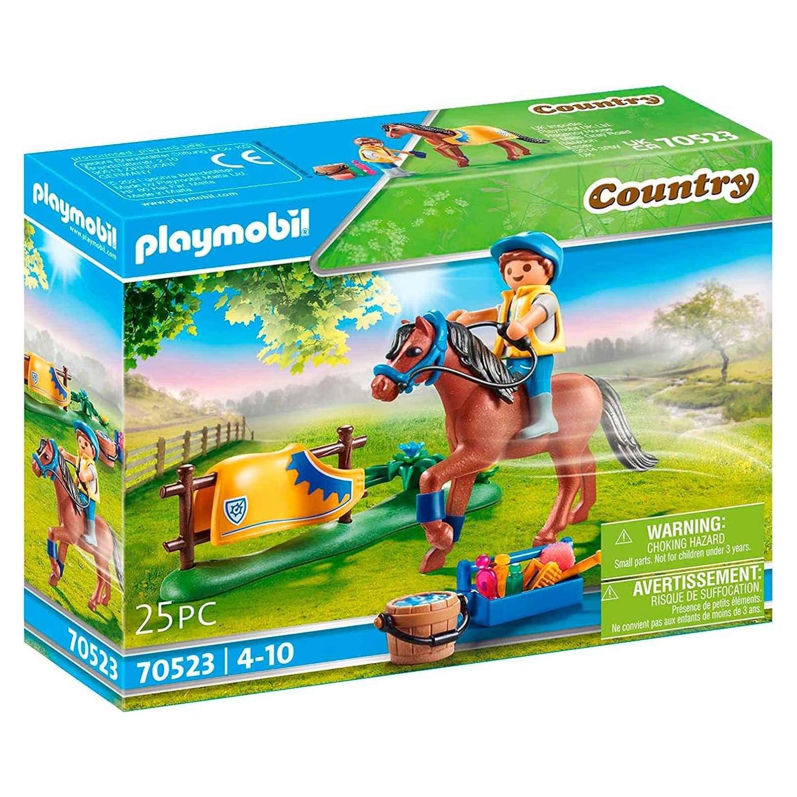 Pony Galés Coleccionable PLAYMOBIL 70523 con accesorios
