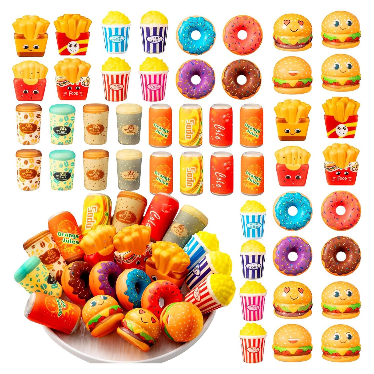 Leyndo 50 Mini Juguetes de Comida Lenta Crecimiento 8.89-15.24 cm