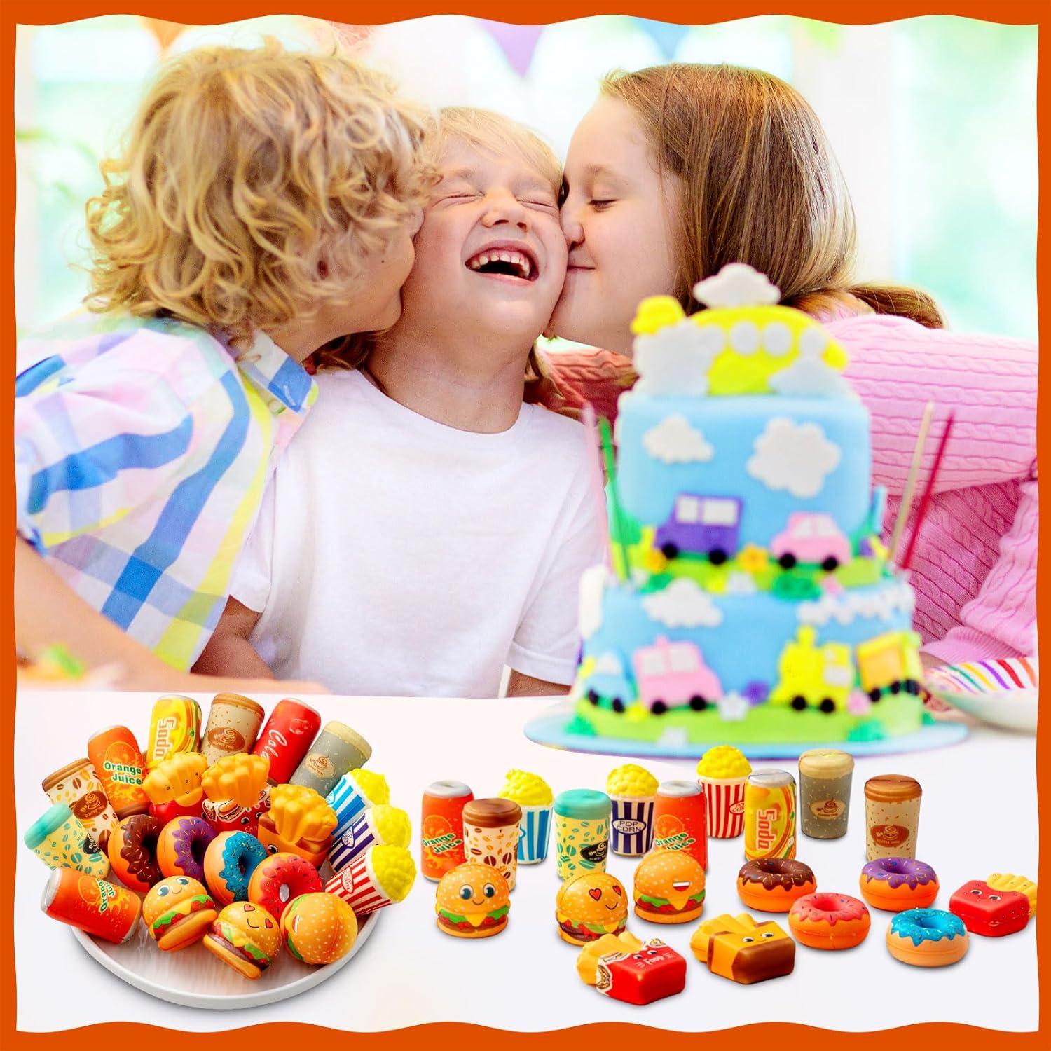 Leyndo 50 Mini Juguetes de Comida Lenta Crecimiento 8.89-15.24 cm