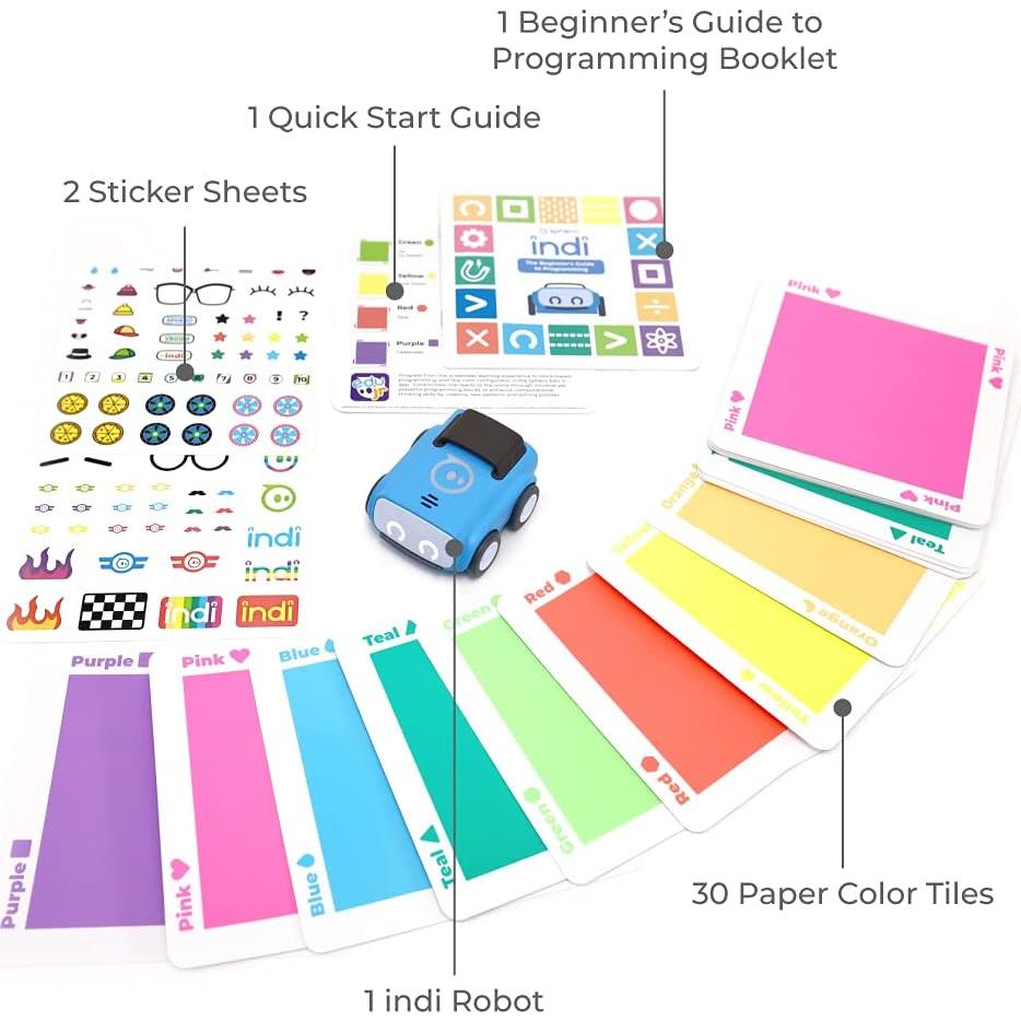 Kit de Aprendizaje Sphero Indi - Robot Sin Pantalla para Niños