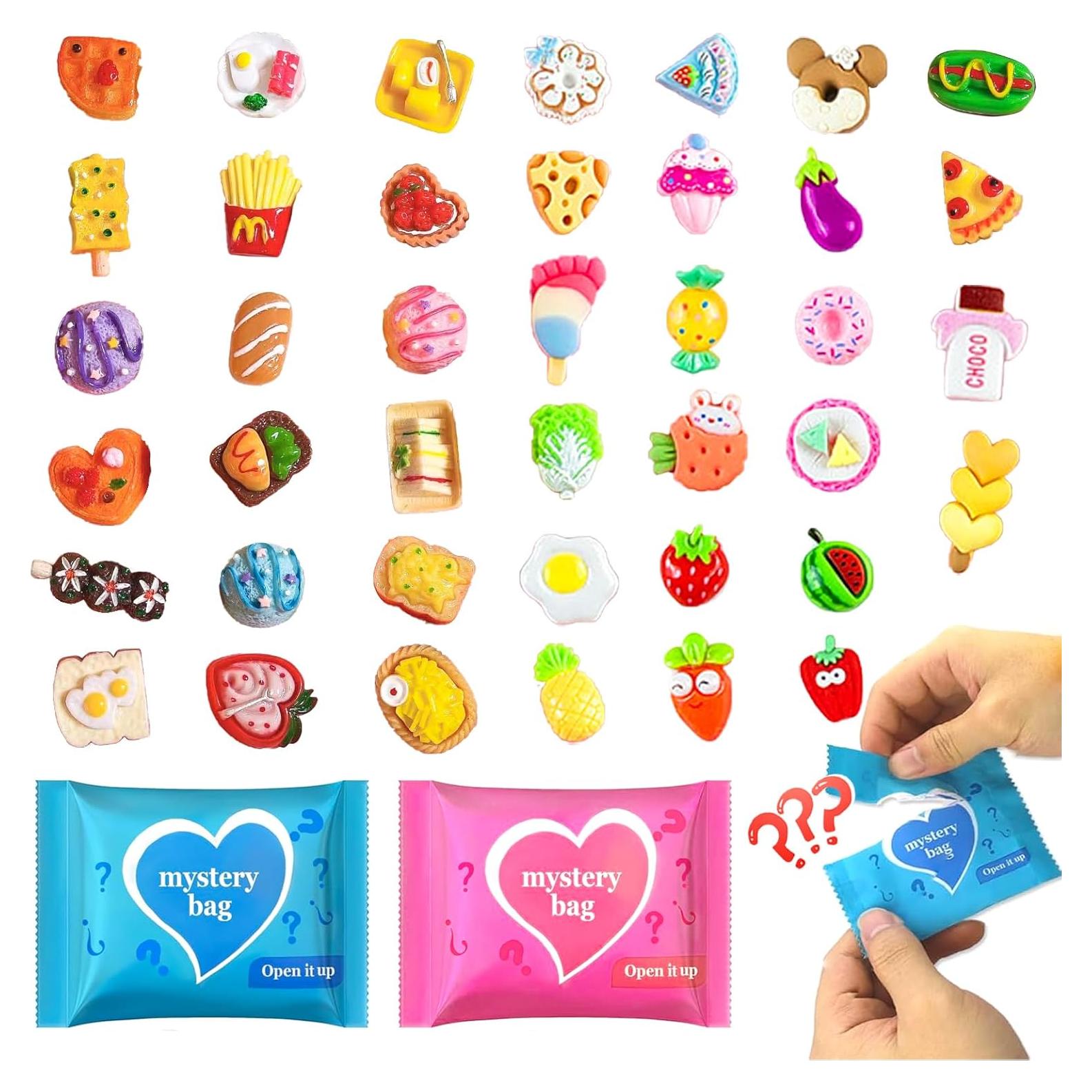 Paquete de 40 Mini Bolsas Sorpresa Comida para Niños - Juguetes de Cocina