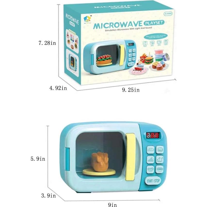 Juego de Cocina de Juguete Microondas Shenzhenshimeinaier 6 Colores