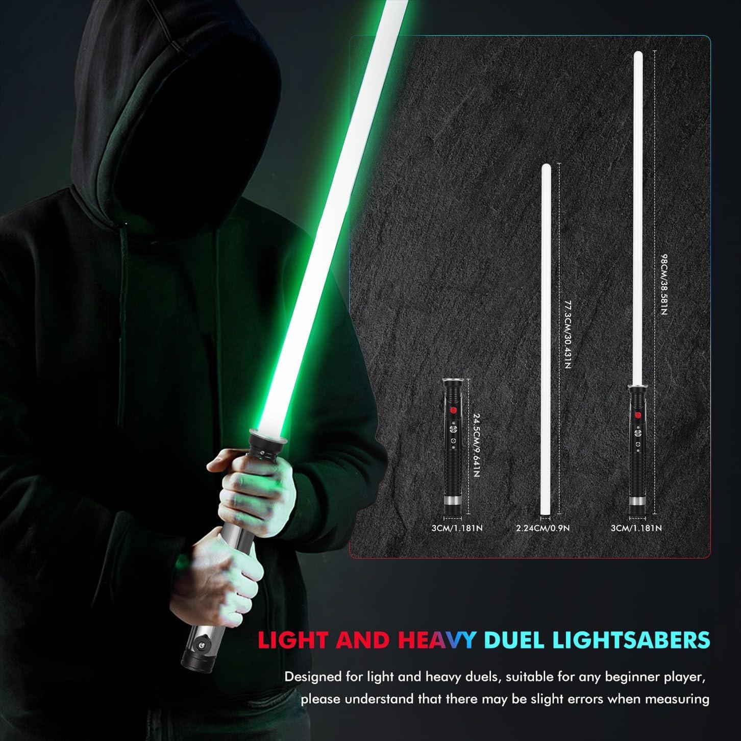 Sable de Luz RGB Ajustable AEDDY 16 Colores Metal 0.68 kg