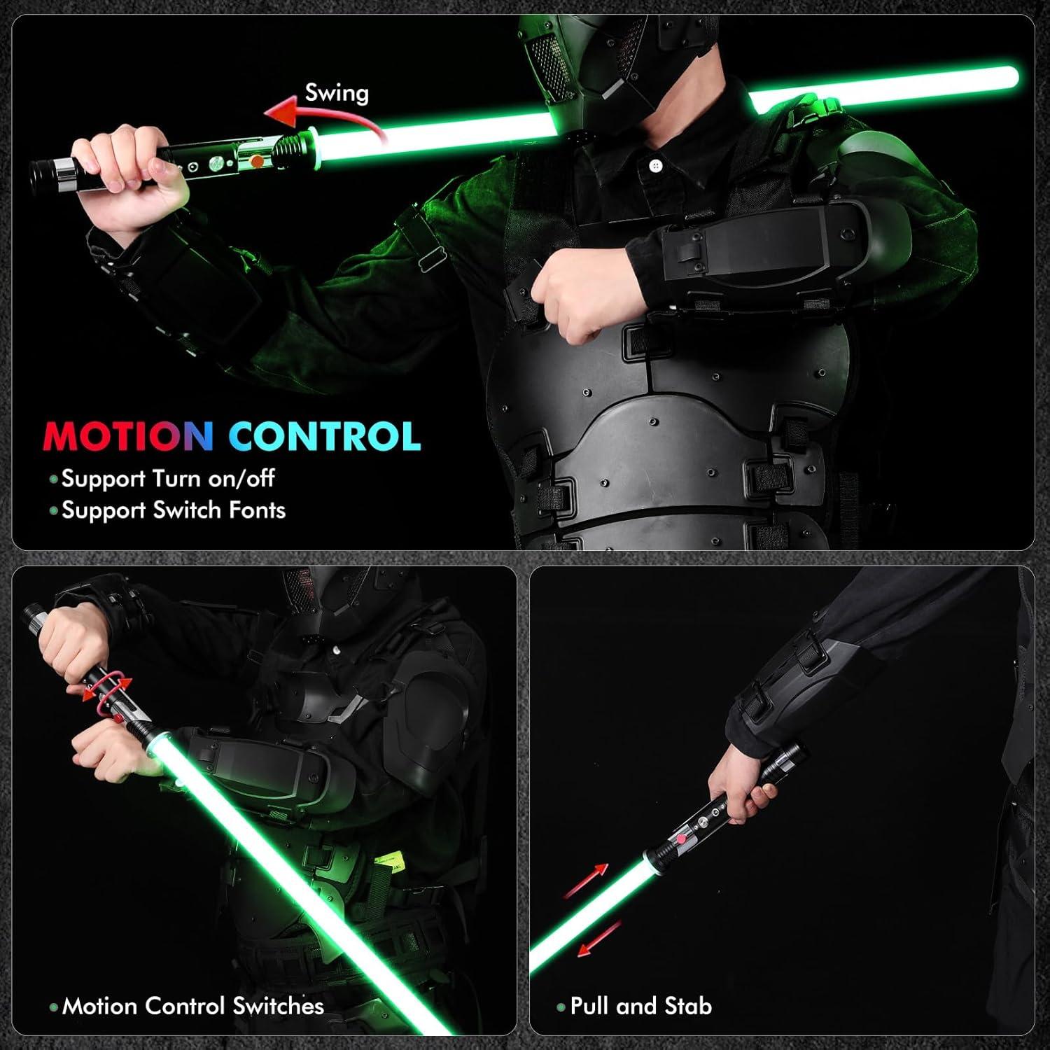 Sable de Luz RGB Ajustable AEDDY 16 Colores Metal 0.68 kg