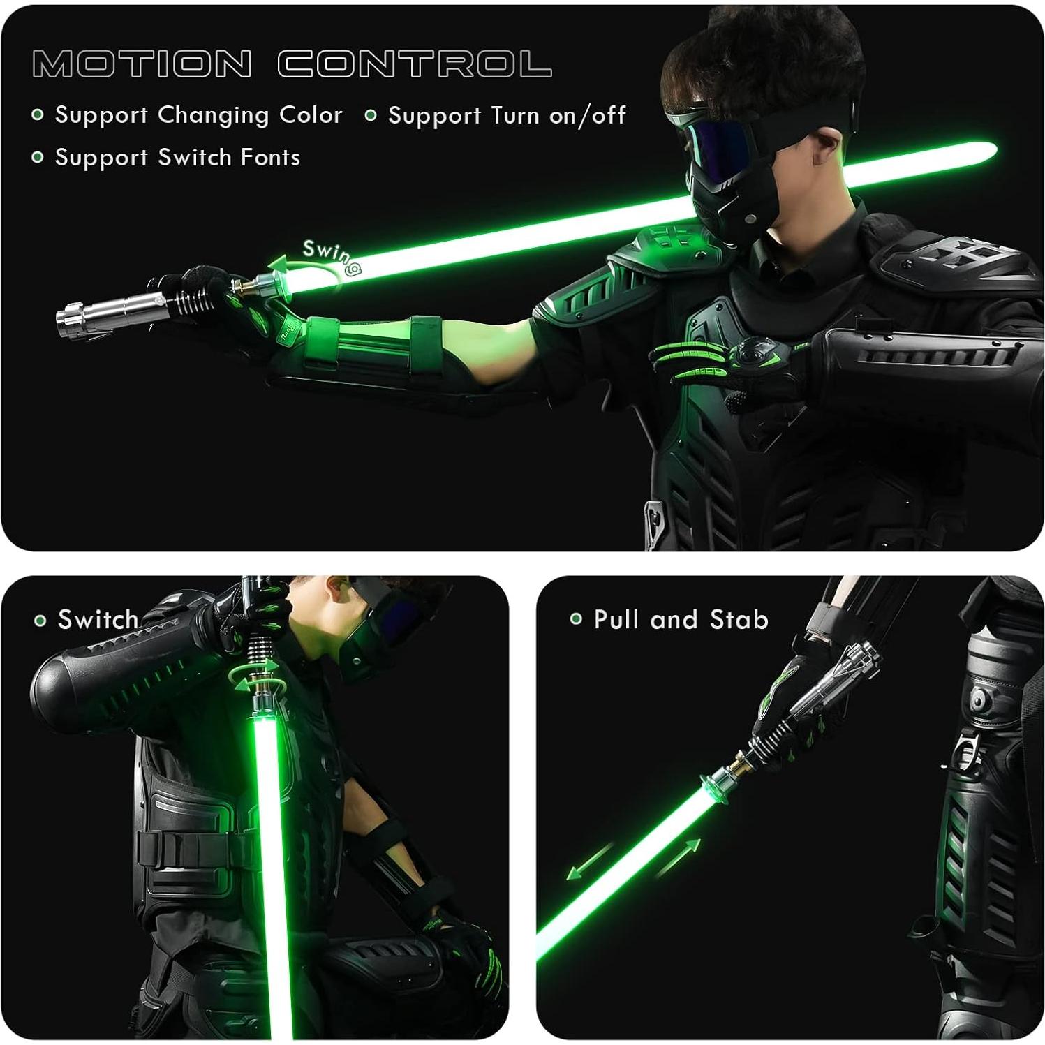 Sable de Luz DAMIENSABER Xenopixel V3 91.44 cm 34 Sonidos RGB