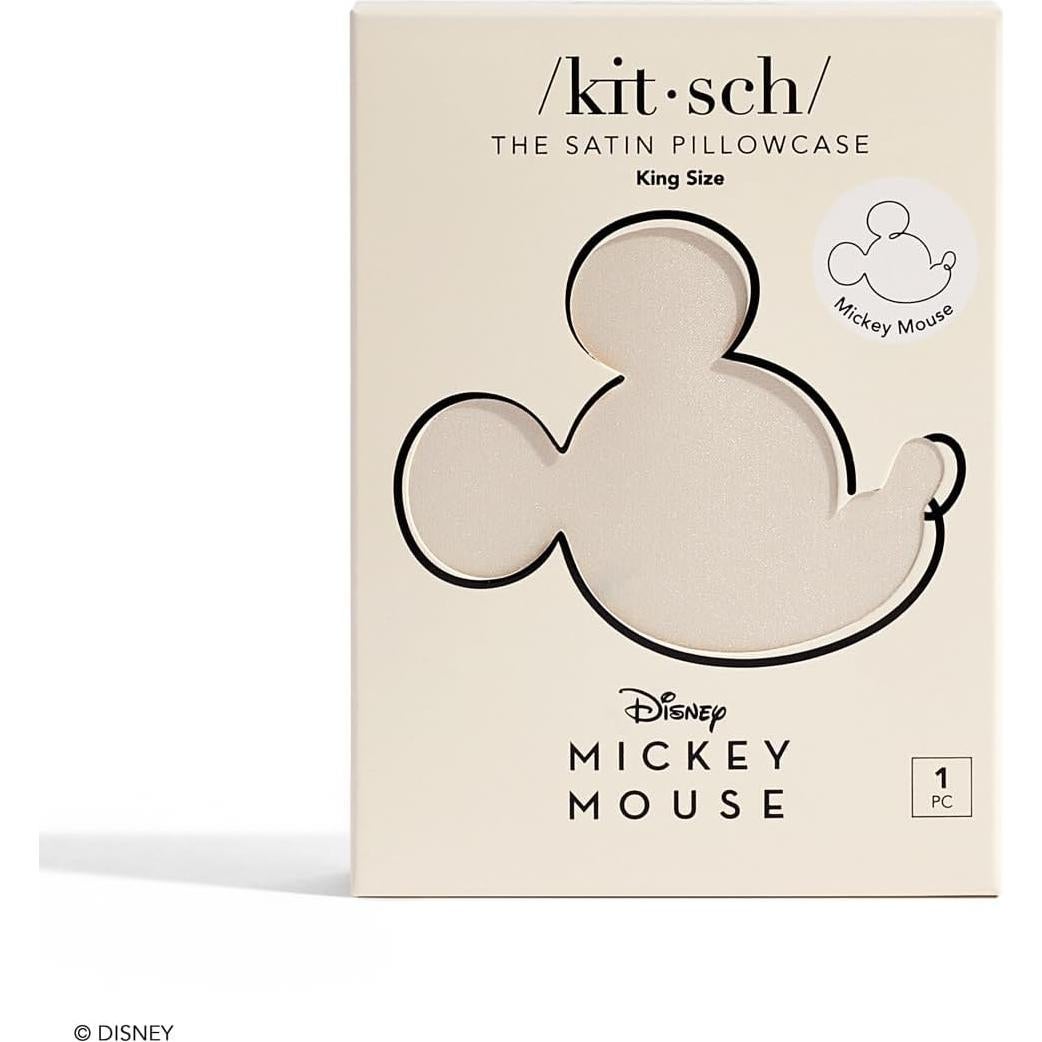 Funda de Almohada Kitsch Disney Mickey Mouse King Satén