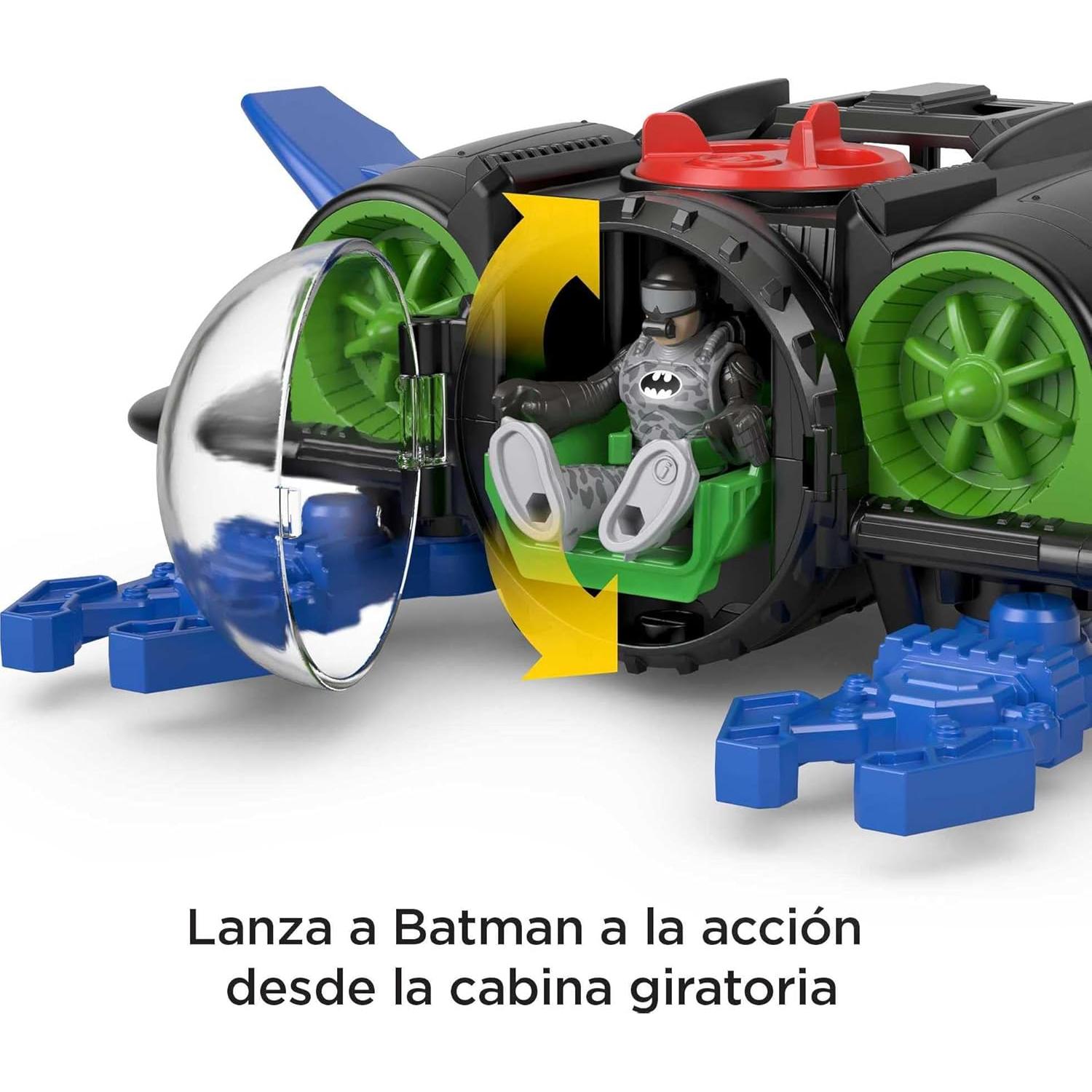 Fisher-Price Batsub DC Super Friends con Batman y K. Croc