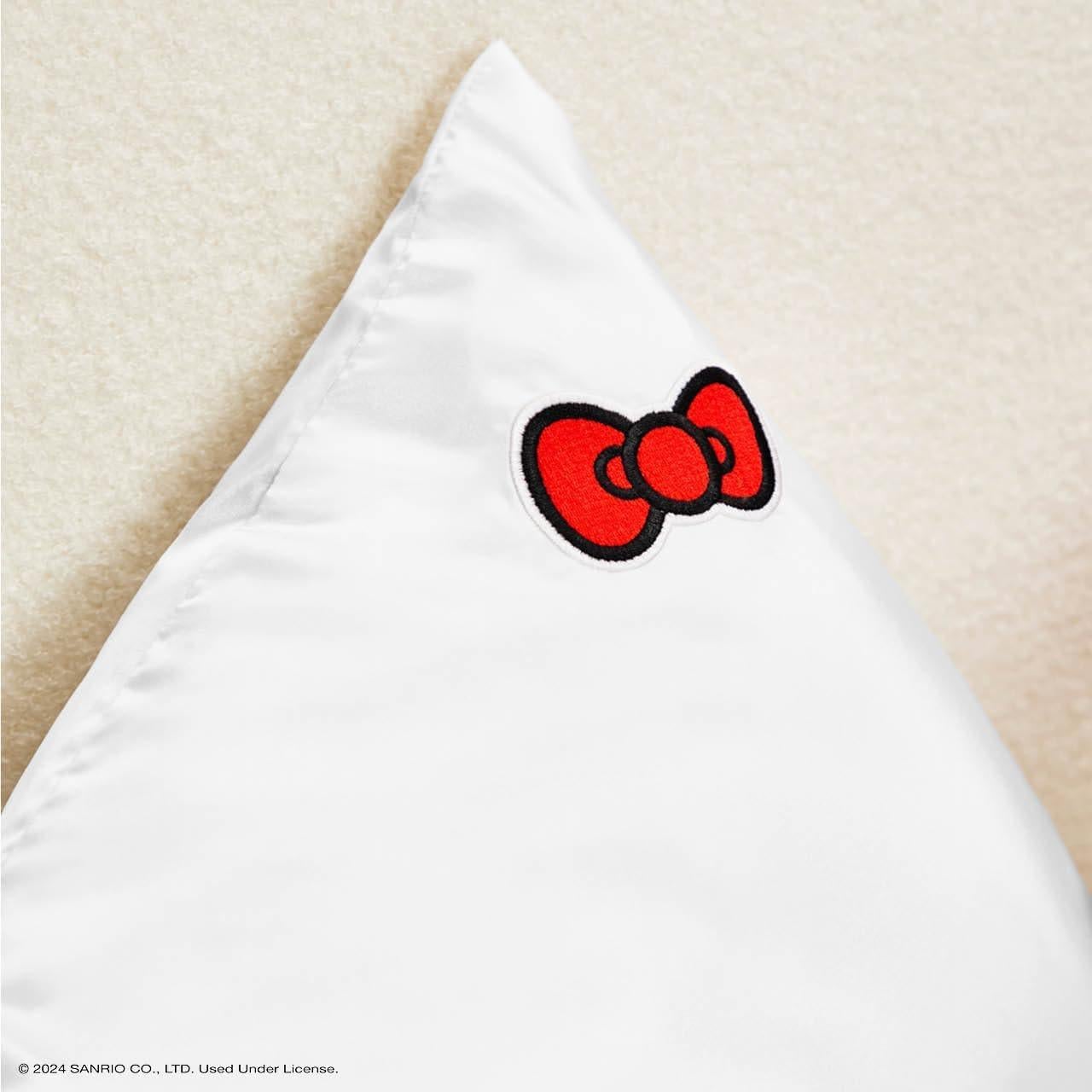 Funda de Almohada Kitsch Hello Kitty Satén King Marfil