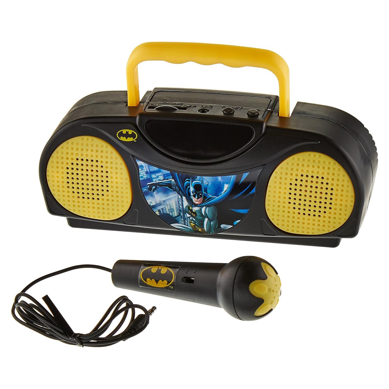Máquina de Karaoke para Niños Sakar Batman con Radio FM