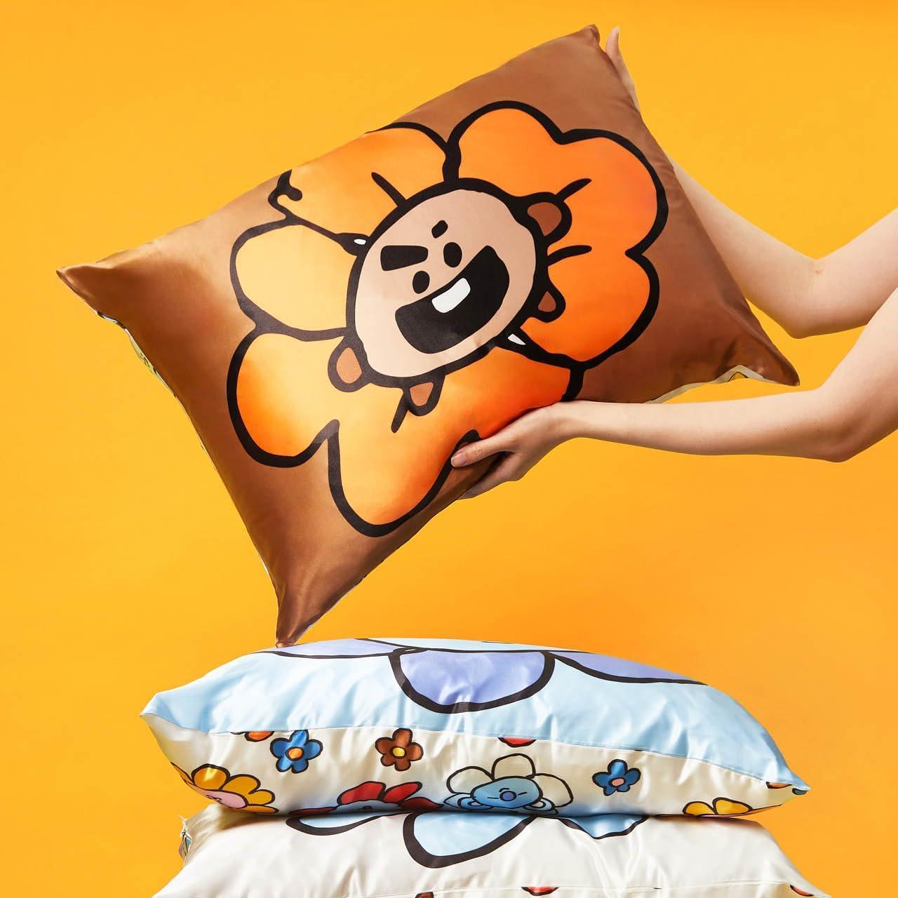 Funda de Almohada Kitsch Satén Shooky 600 Hilos Reina