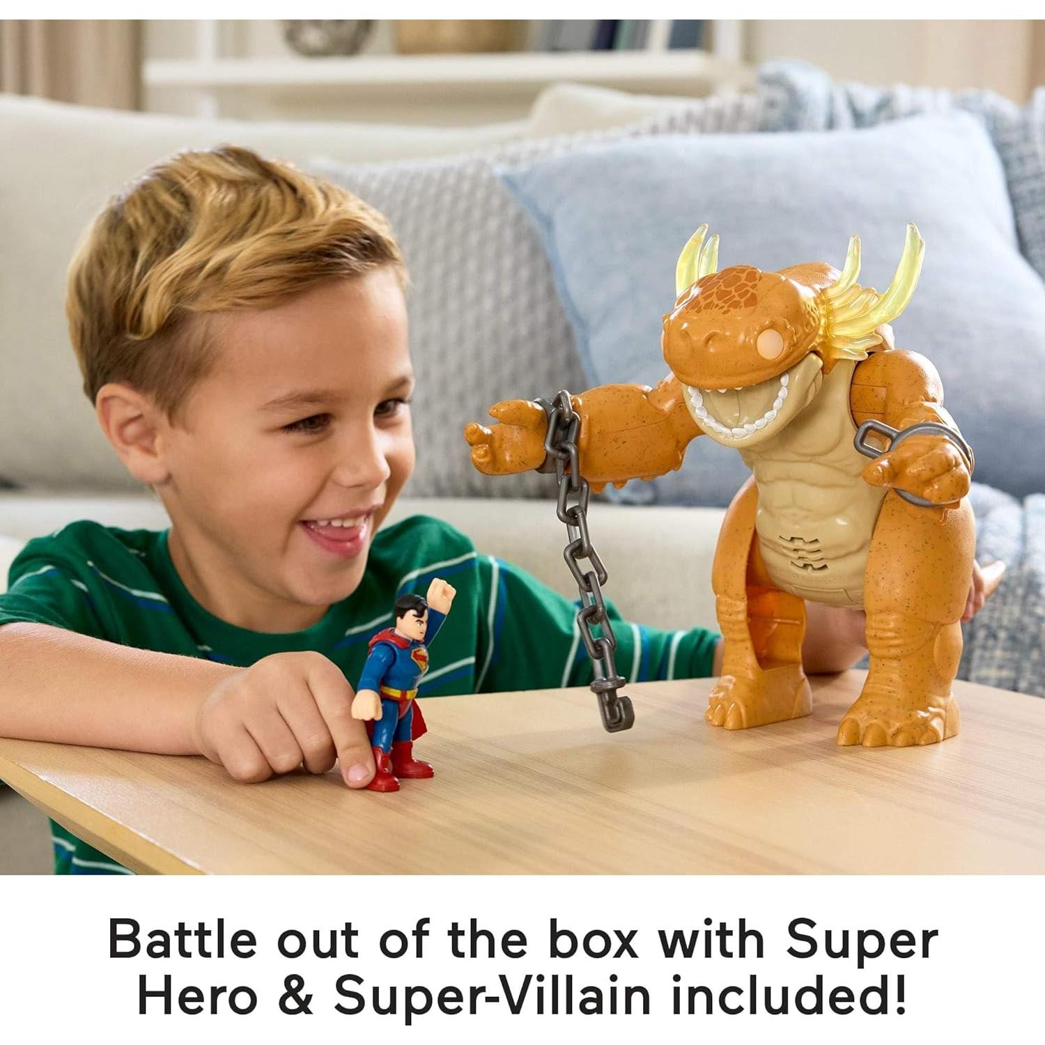 Set de Juego Imaginext Superman y Kaiju Fisher-Price 25.4 cm