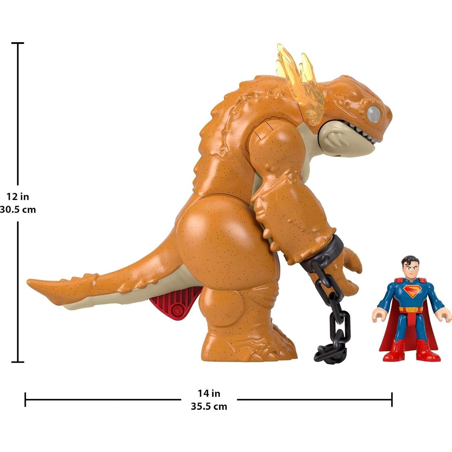 Set de Juego Imaginext Superman y Kaiju Fisher-Price 25.4 cm