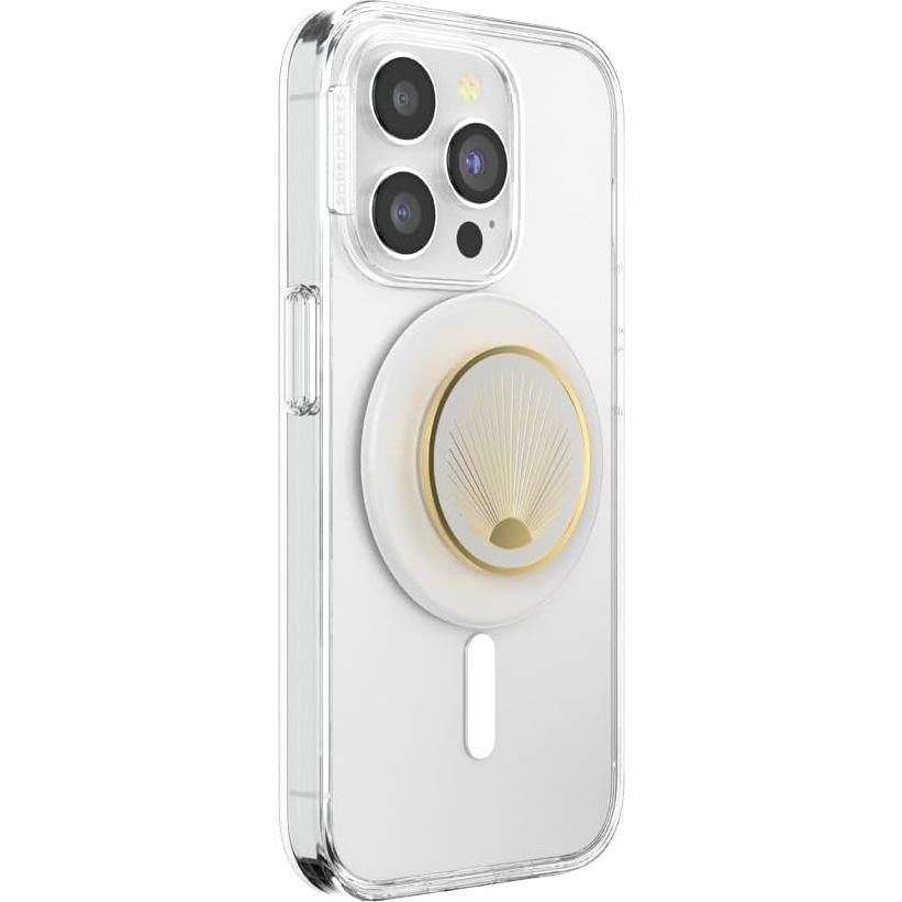 PopGrip PopSockets Redondo MagSafe Soporte Teléfono Blanco