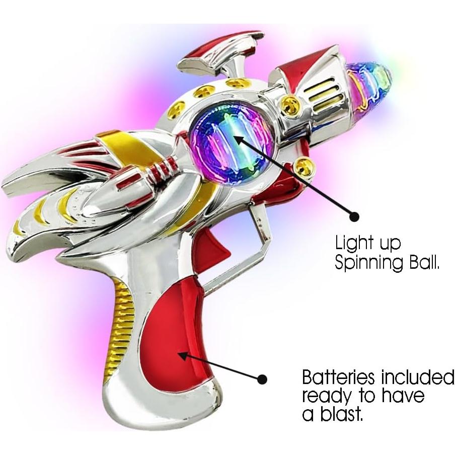 Set de 2 Pistolas de Juguete Espaciales ArtCreativity con Luces y Sonido