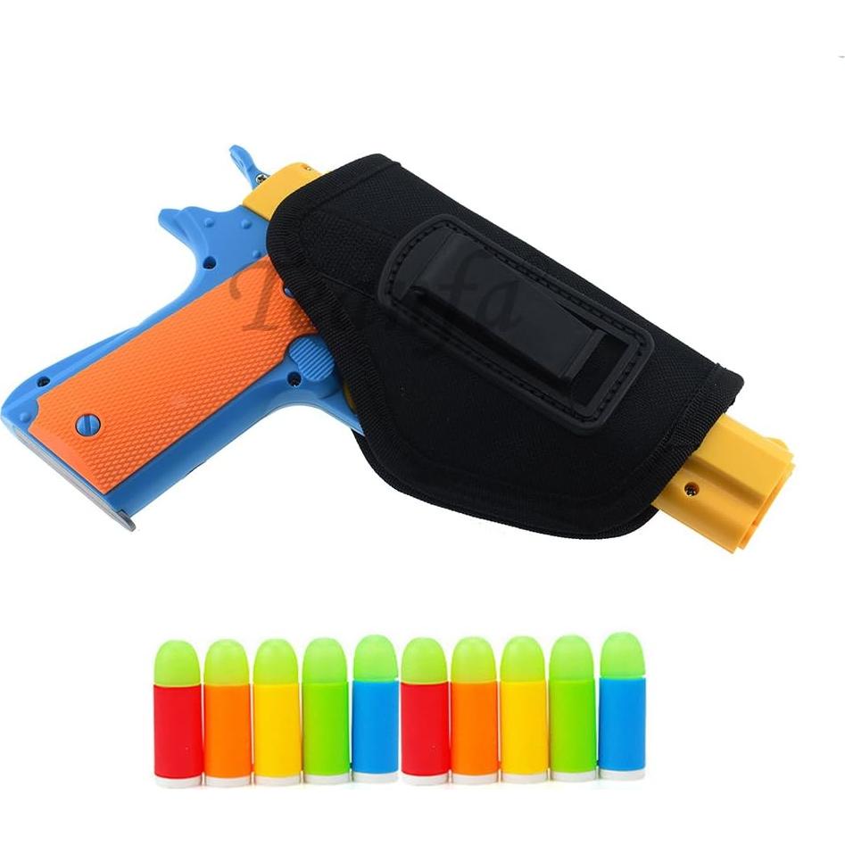 Pistola de Juguete Teanfa M1911 con Funda y 15 Balas Suaves