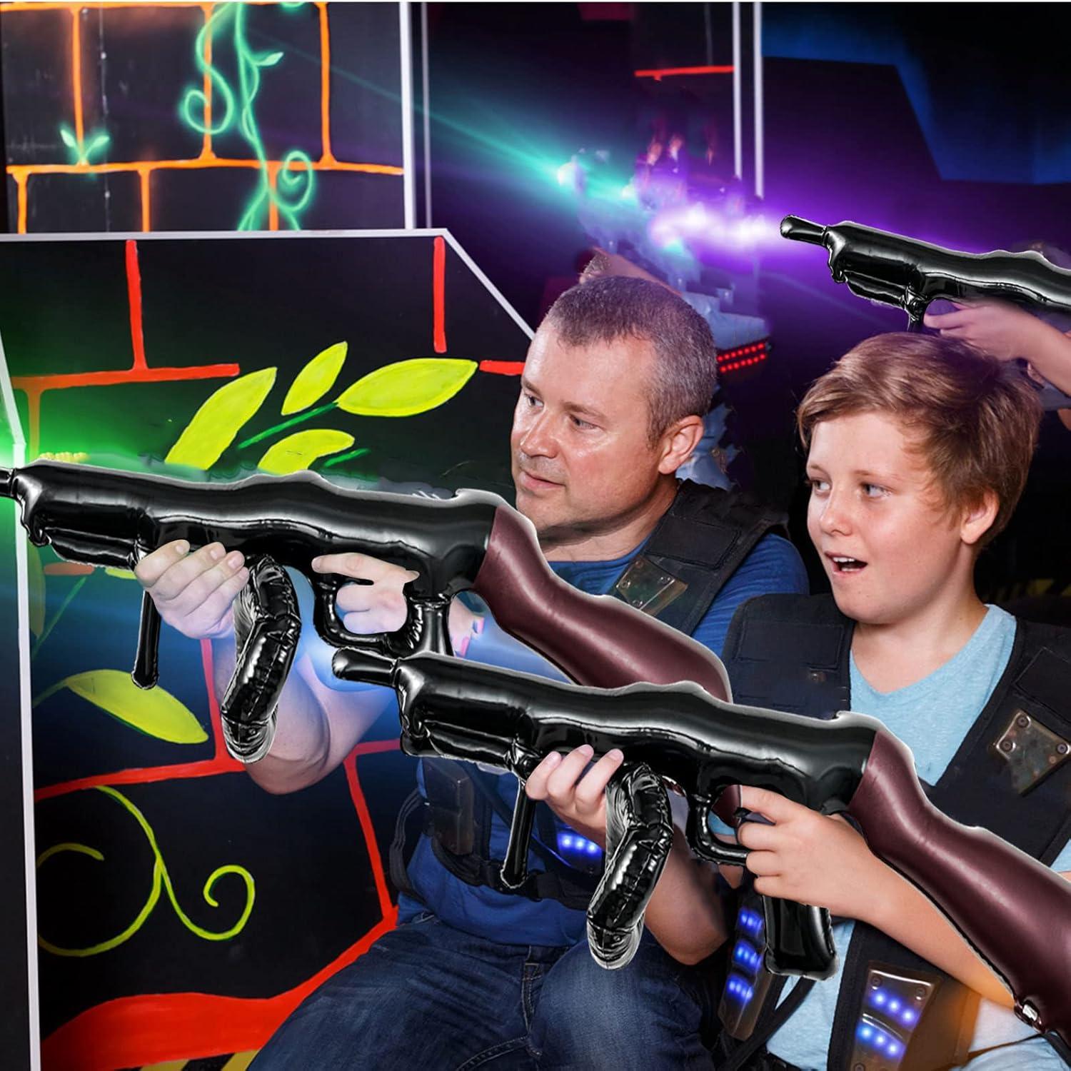 6 Piezas Pistolas Inflables HINGTAI para Cosplay y Fiestas