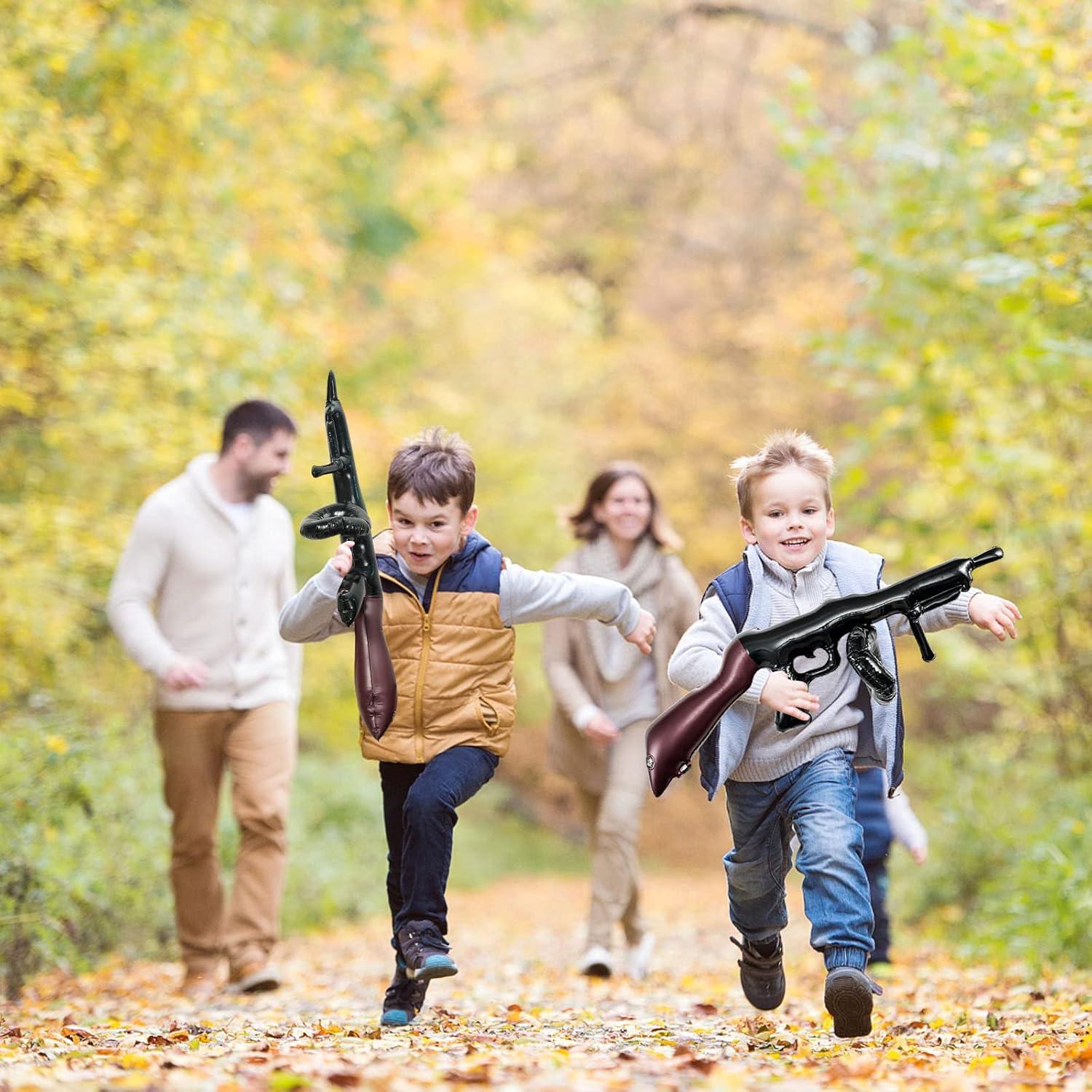 6 Piezas Pistolas Inflables HINGTAI para Cosplay y Fiestas