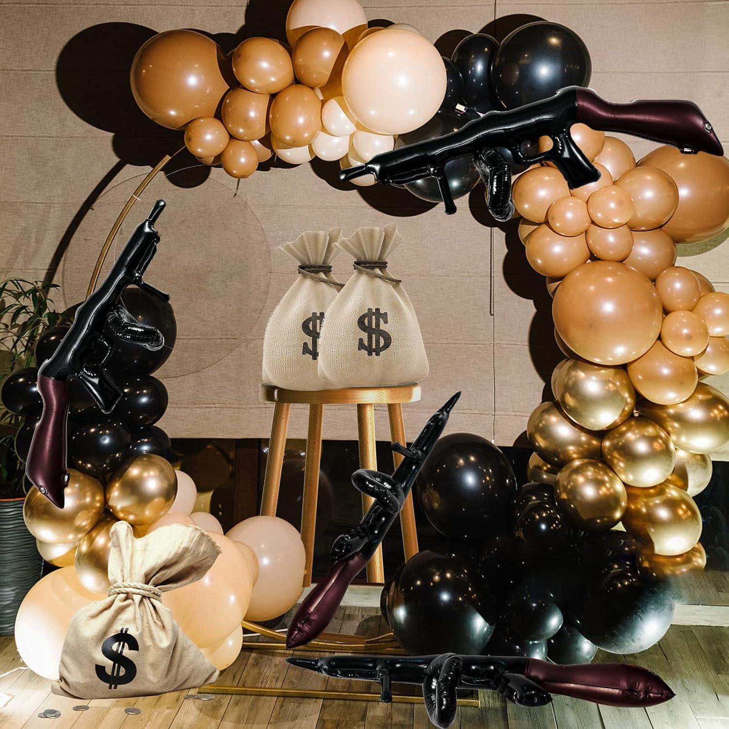 6 Piezas Pistolas Inflables HINGTAI para Cosplay y Fiestas