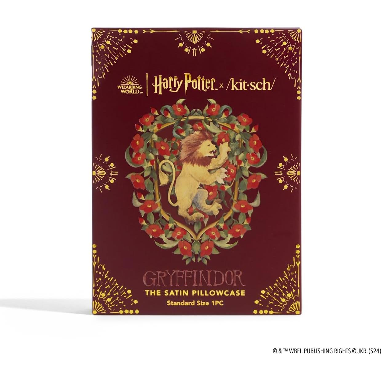 Funda de Sábana Satén Kitsch Harry Potter Gryffindor 66x48cm