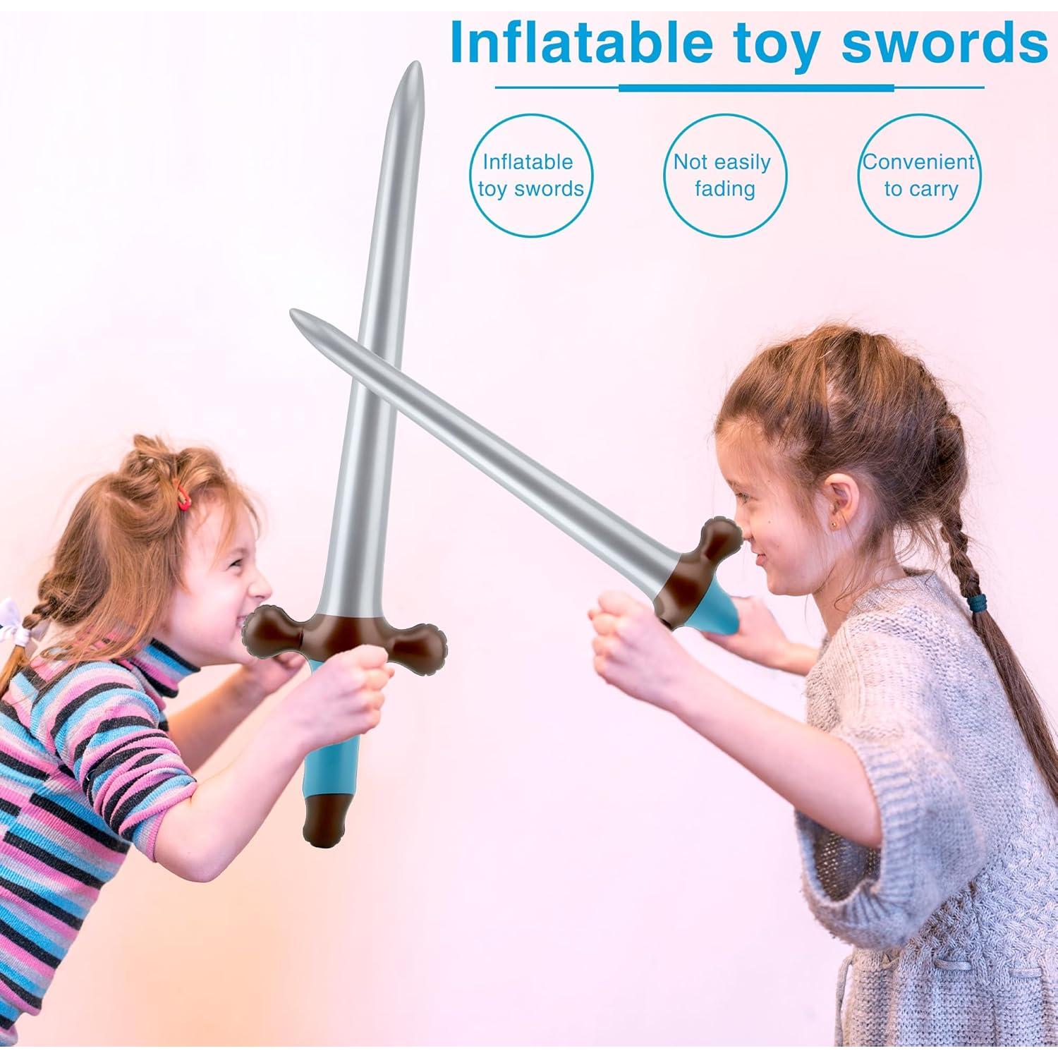 Paquete de 40 Espadas Inflables Pirata 60 cm Fahacop