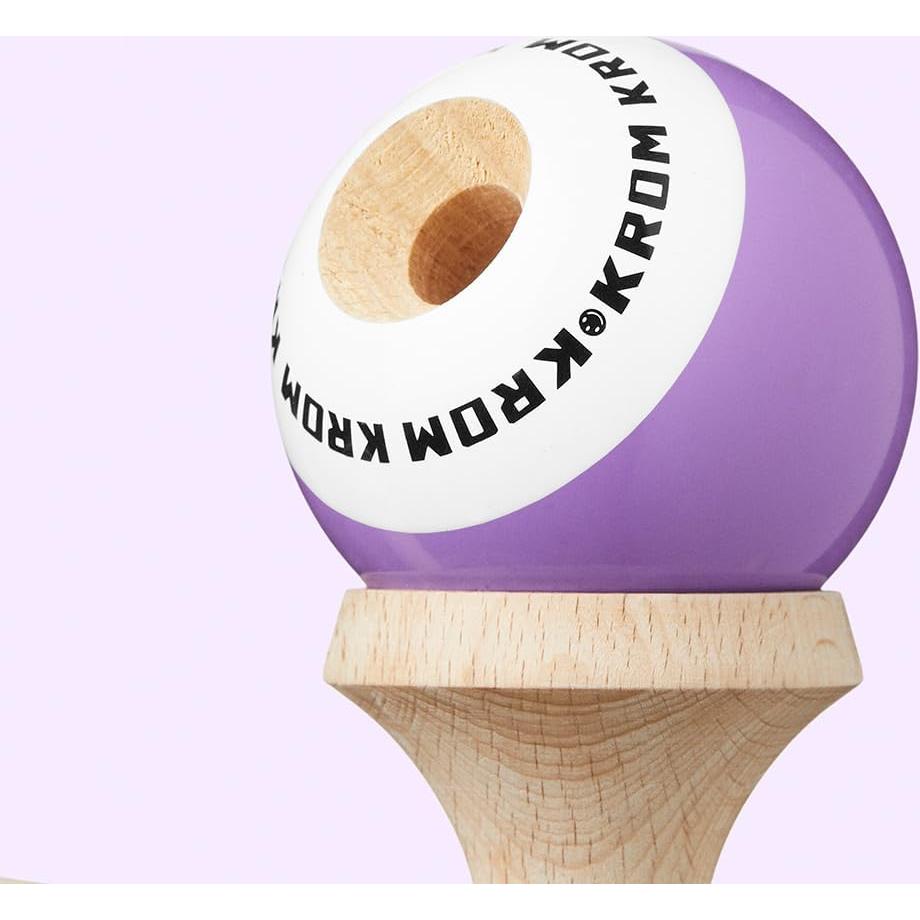Kendama KROM POP LOL Lavanda - Juguete de Madera Premium