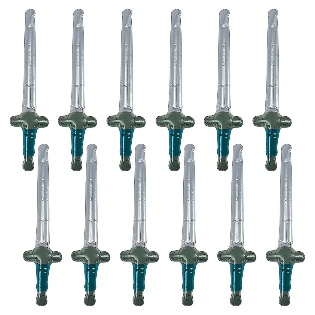 Espadas Inflables Fun Express - Set de 12 - 61 cm - Juguetes de Fiesta