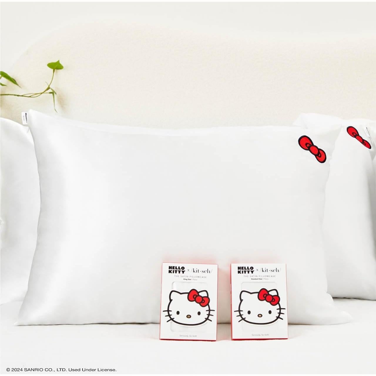 Funda de Almohada Kitsch x Hello Kitty - Satén Reina Marfil