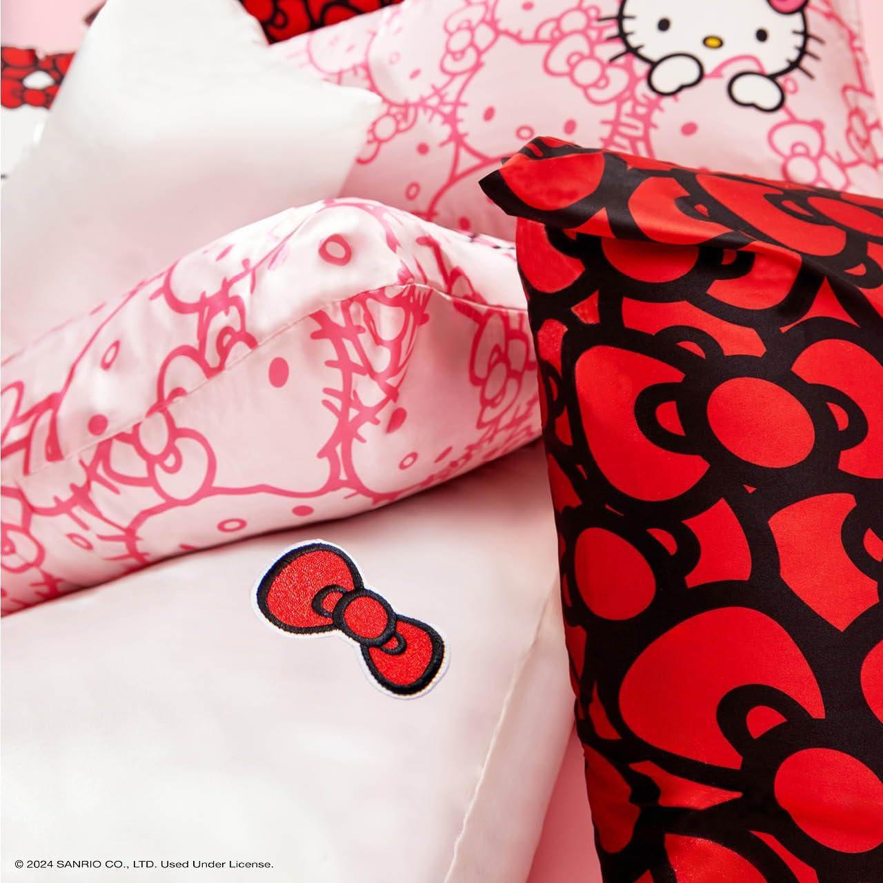 Funda de Almohada Kitsch x Hello Kitty - Satén Reina Marfil