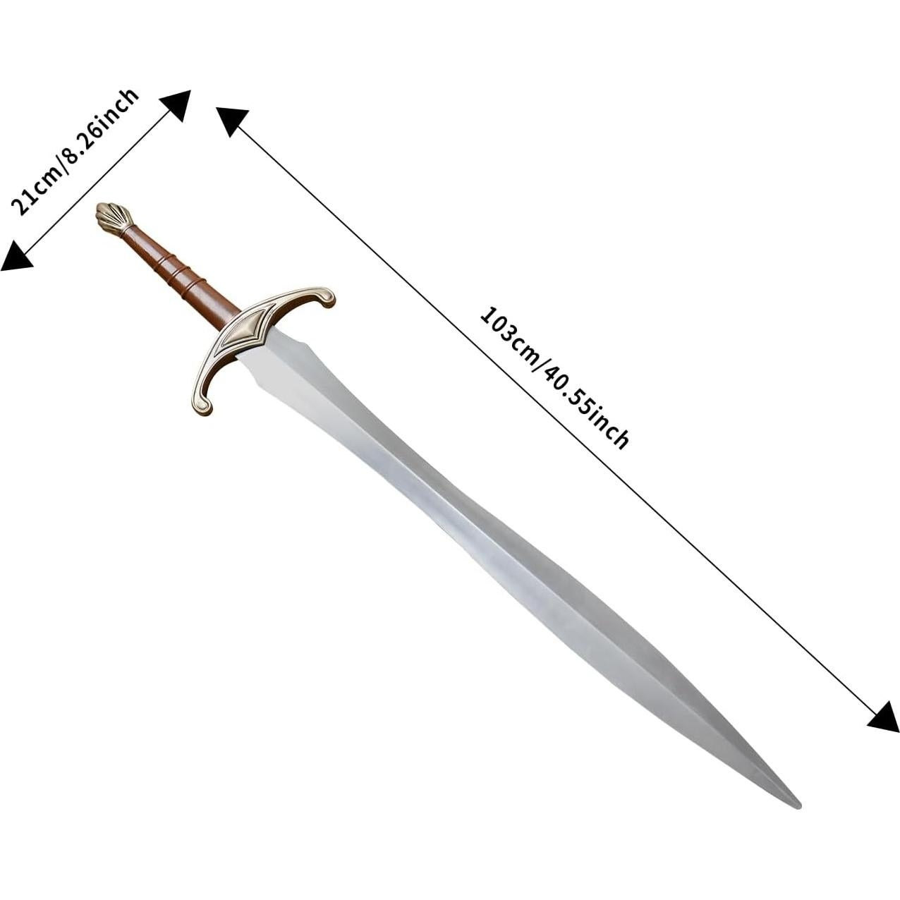 Espada de Caballero de Espuma LarpGears 101.6 cm para Cosplay