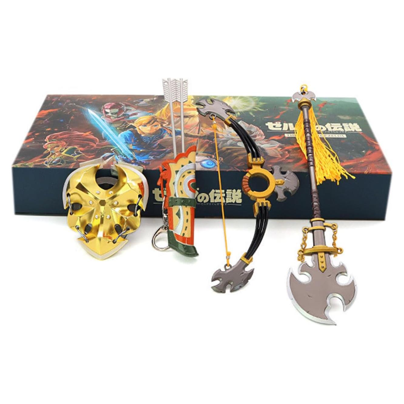 Conjunto de Equipamiento Savage Lynel 3 Piezas - Lanza, Escudo y Arco