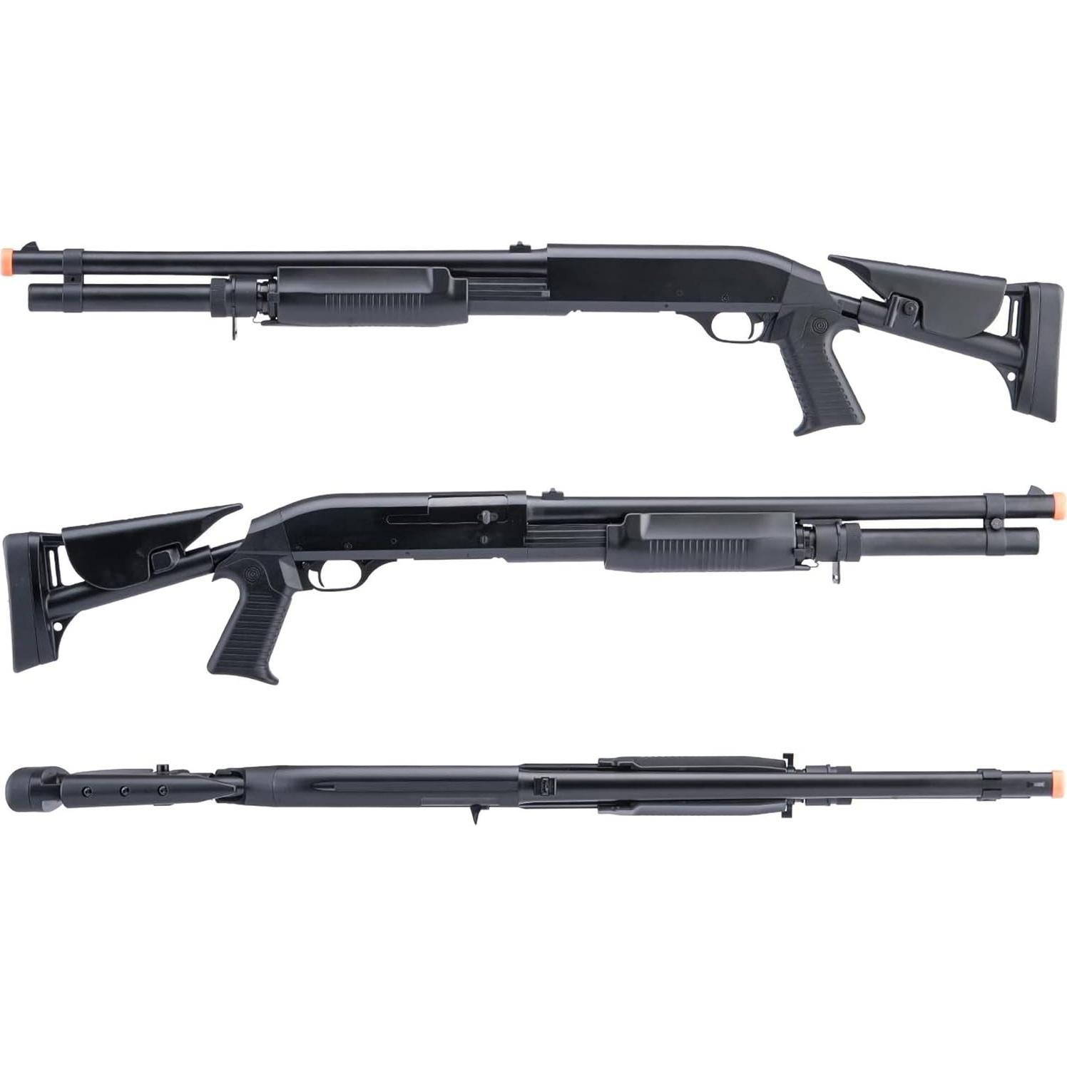 Escopeta Airsoft CYMA M3 Tri-disparo Culata Retráctil 2.5kg