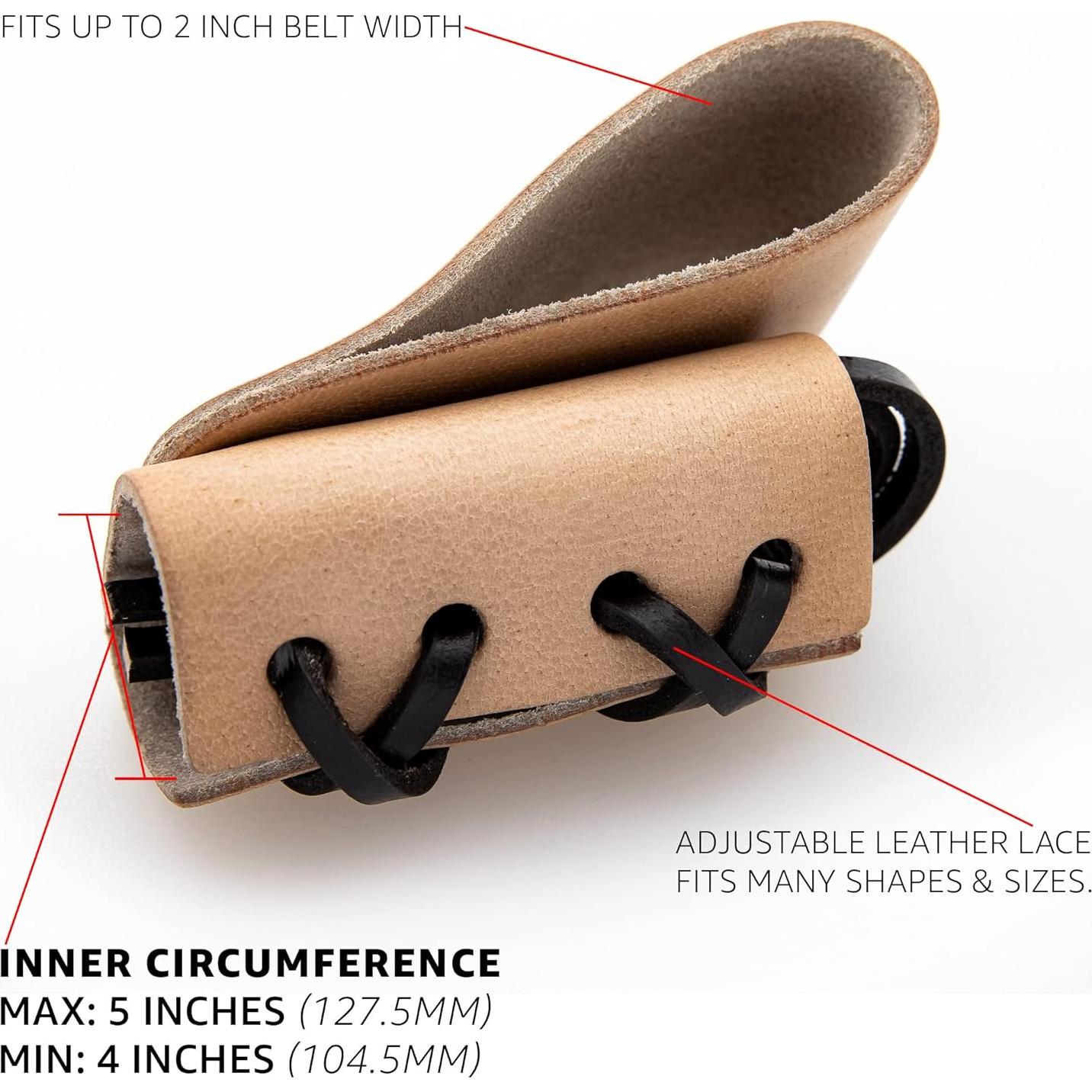 Funda de Daga de Cuero Genuino Réplicas de Armory - Ajustable