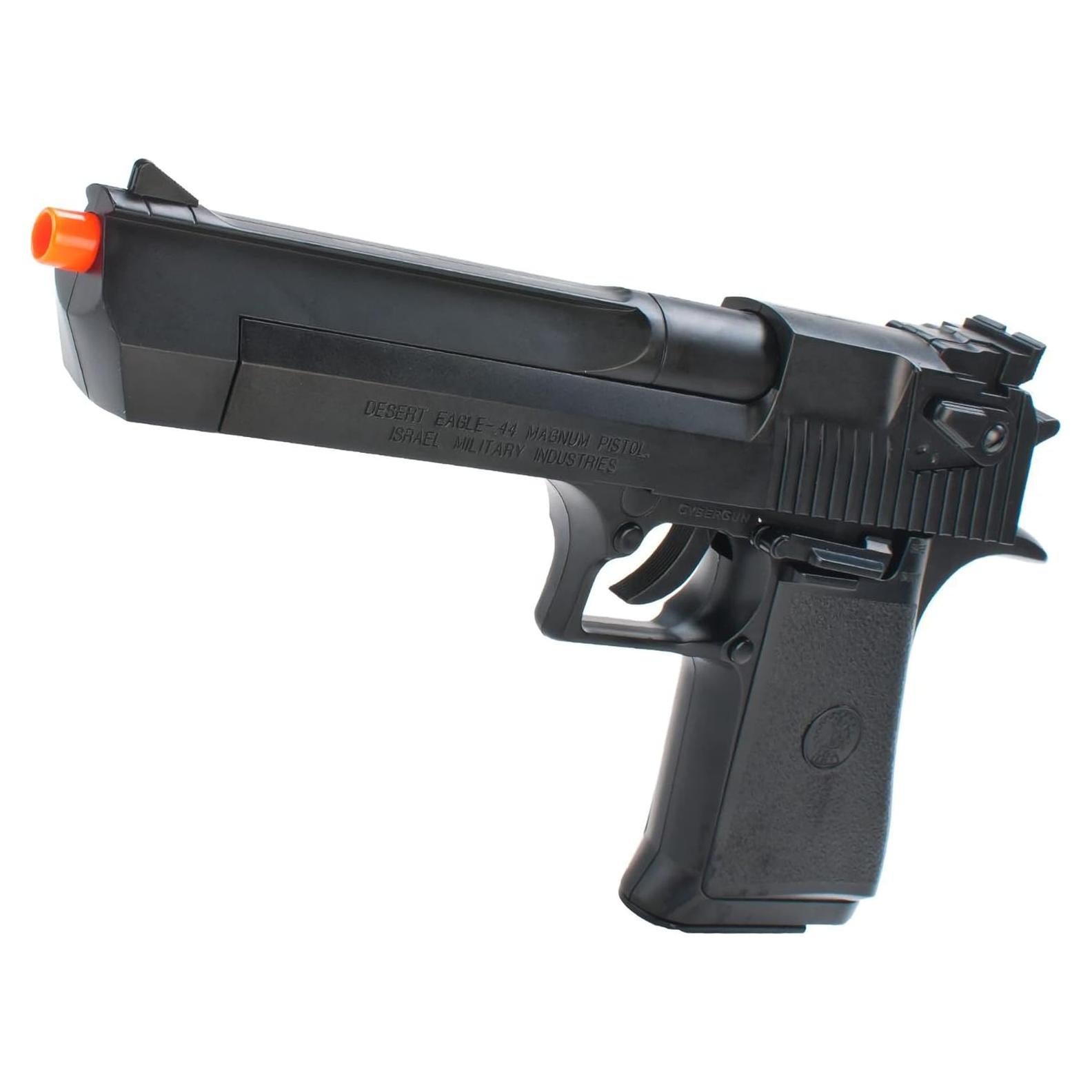 Pistola Airsoft Evike Magnum 44 Negra 28 Disparos Resorte