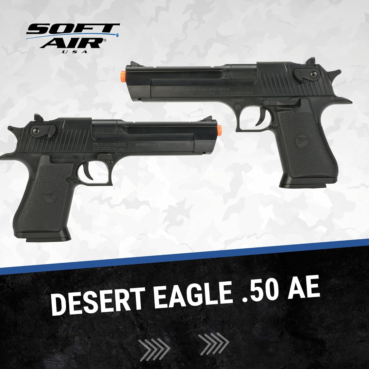 Pistola de Airsoft Desert Eagle Resorte 0.45 kg 170-220 FPS