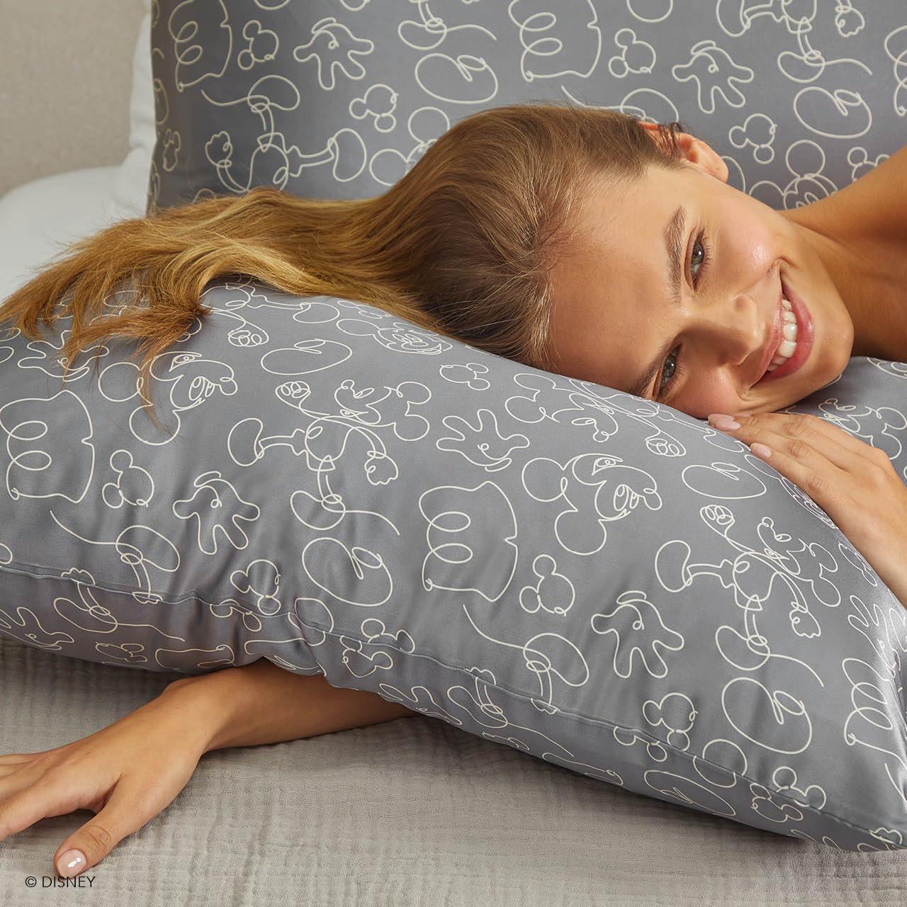 Funda de Almohada Kitsch Disney Mickey Mouse King Satén