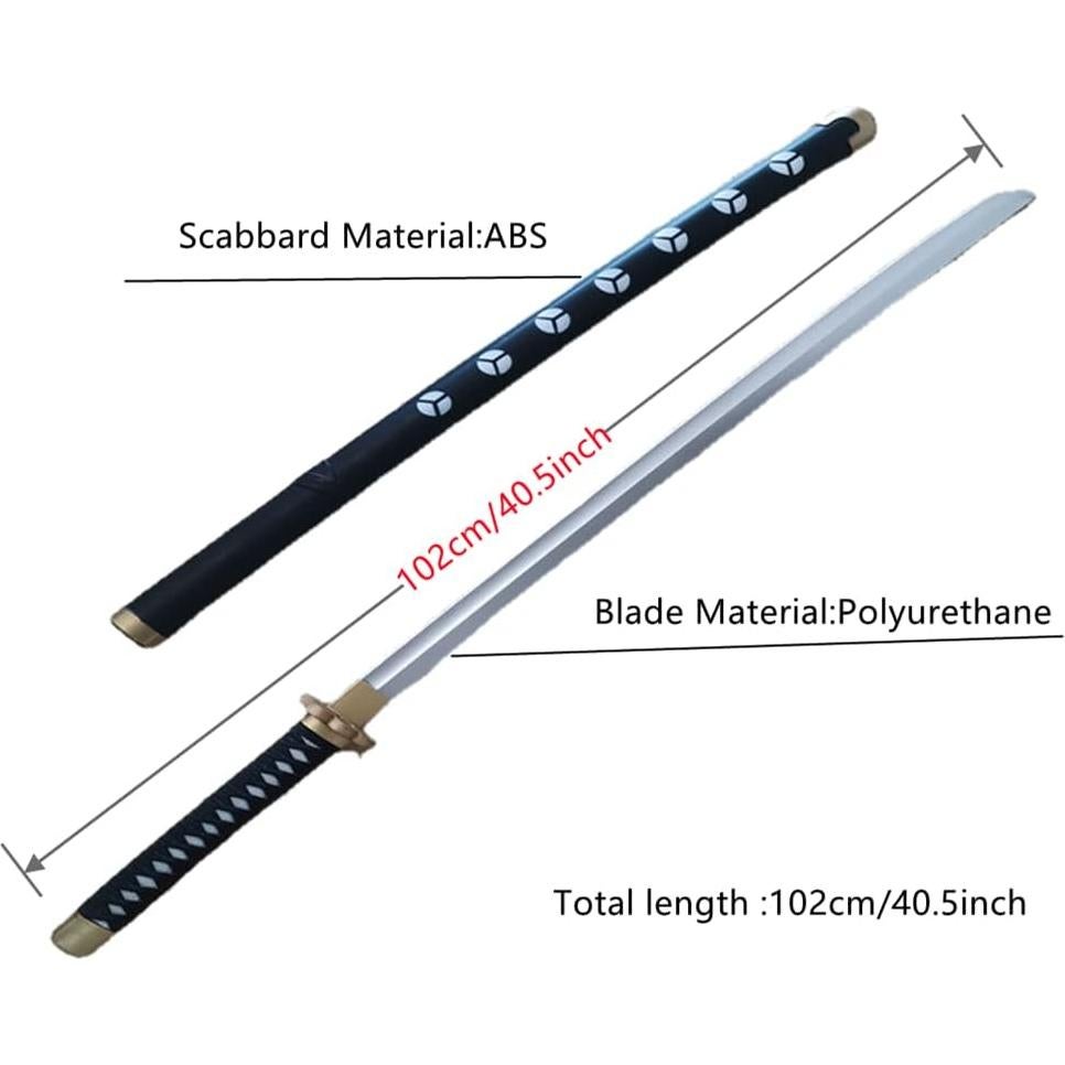 Espada de Cosplay Roronoa Zoro Katana 104 cm damdos
