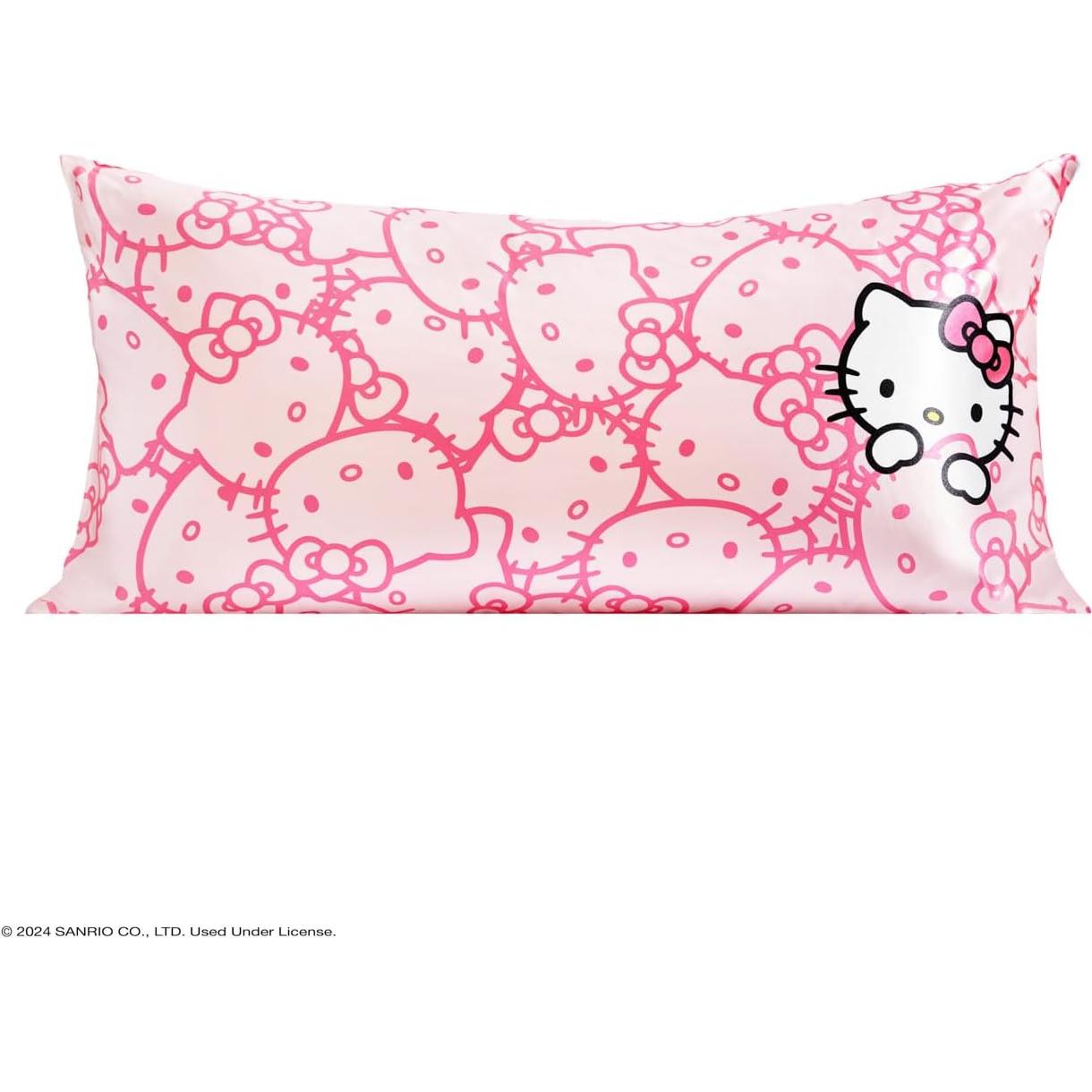 Funda de Almohada Kitsch x Hello Kitty - Satén King Rosa