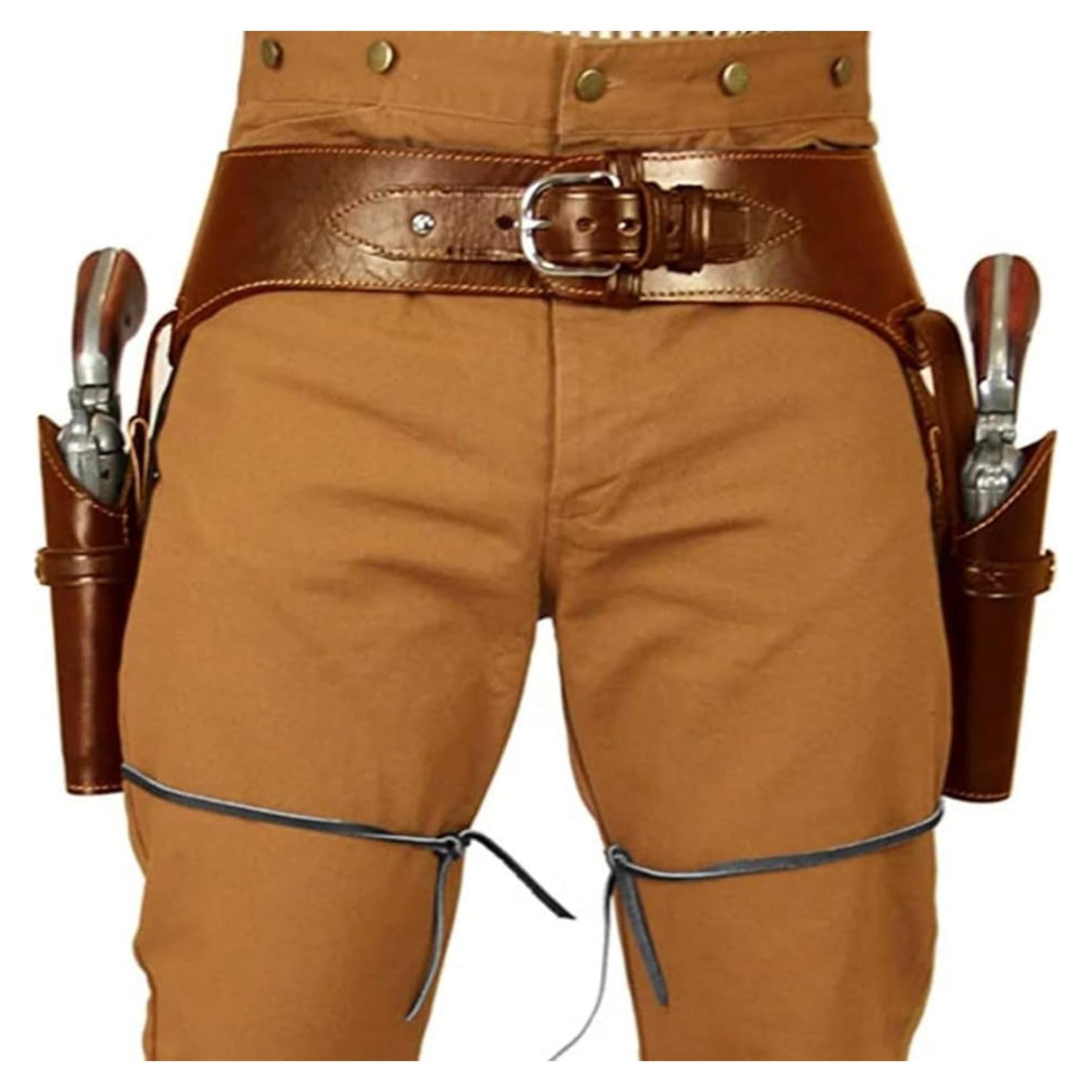 Funda de pistola de cuero sintético LKYLVEE - Estilo medieval