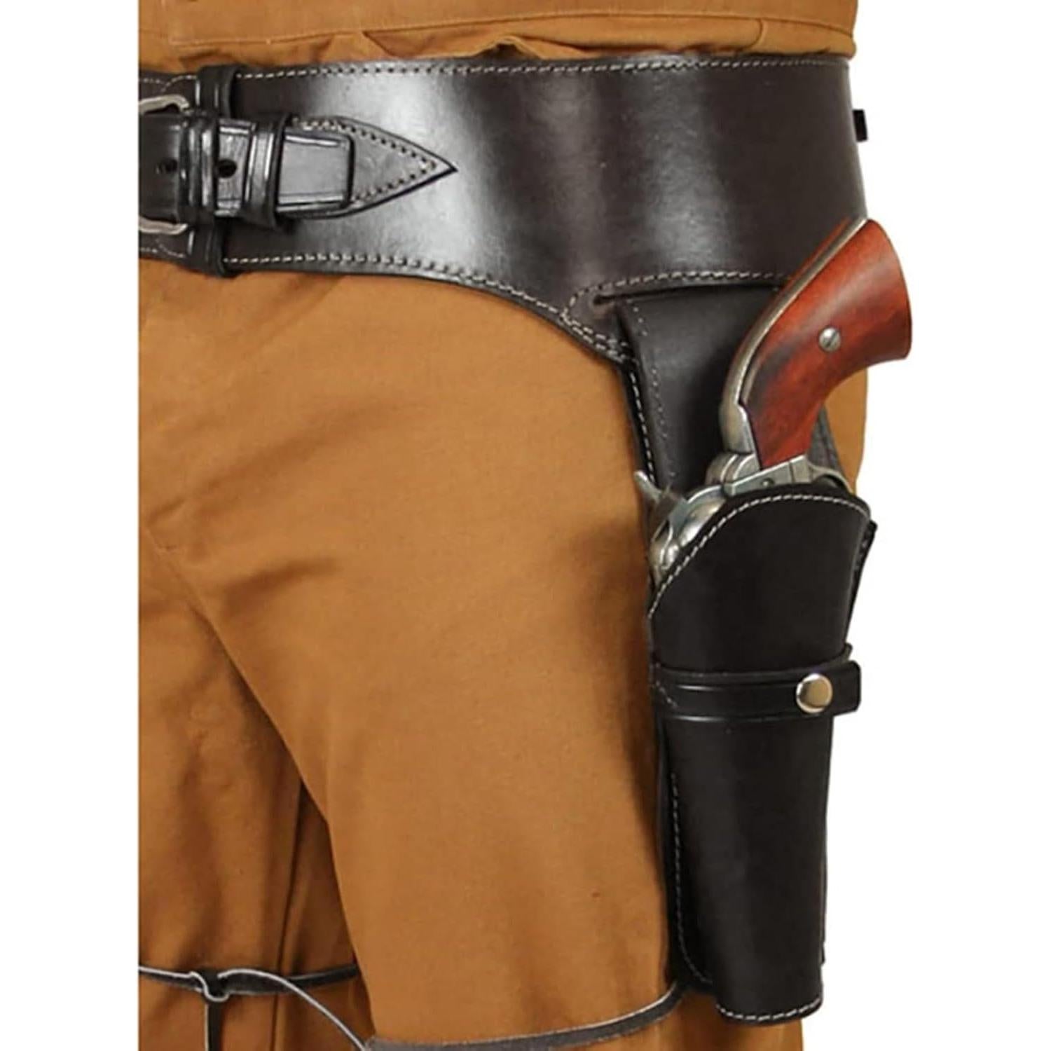 Funda de pistola de cuero sintético LKYLVEE - Estilo medieval