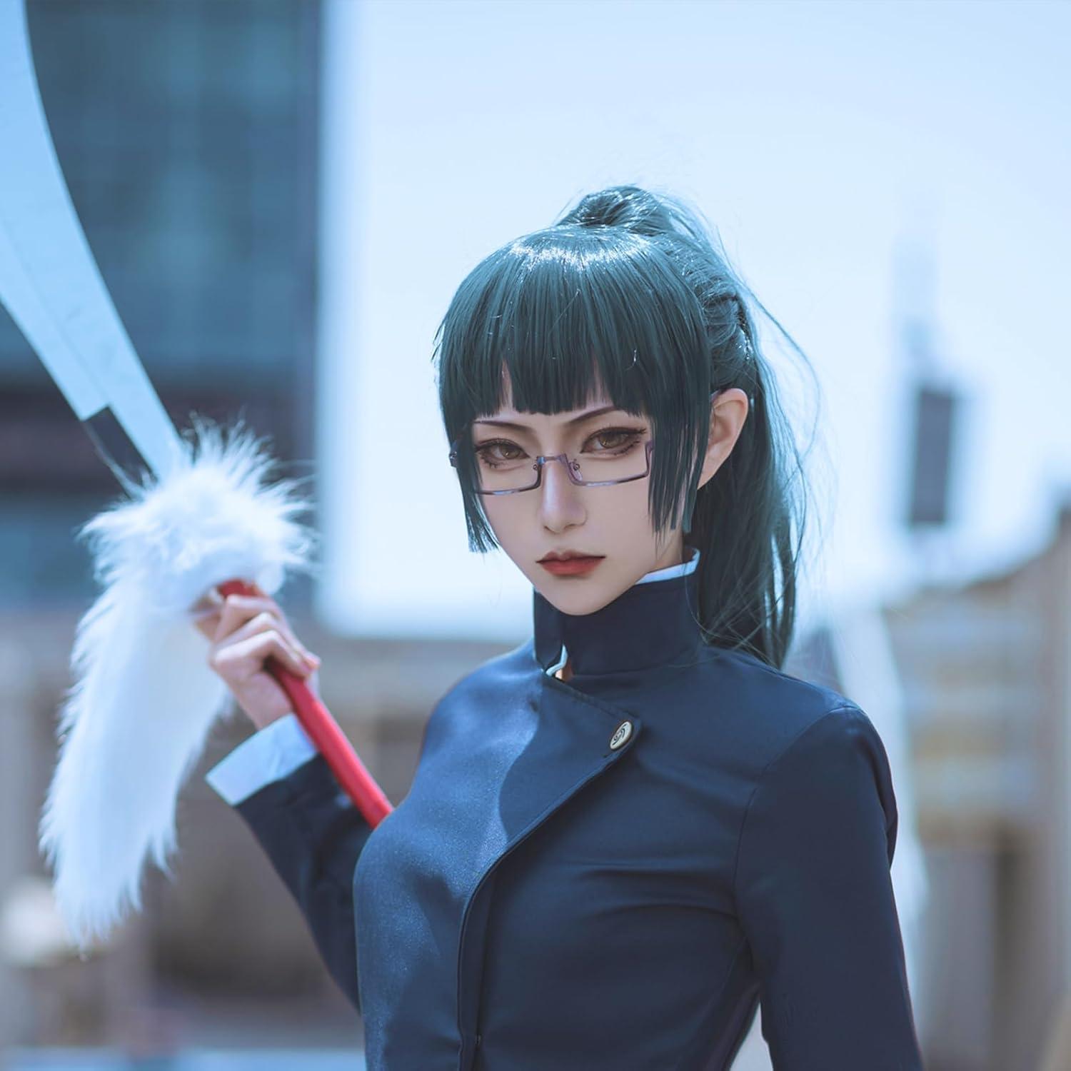 Gafas de Cosplay Zenin Maki + Llavero + Stickers 14 pcs